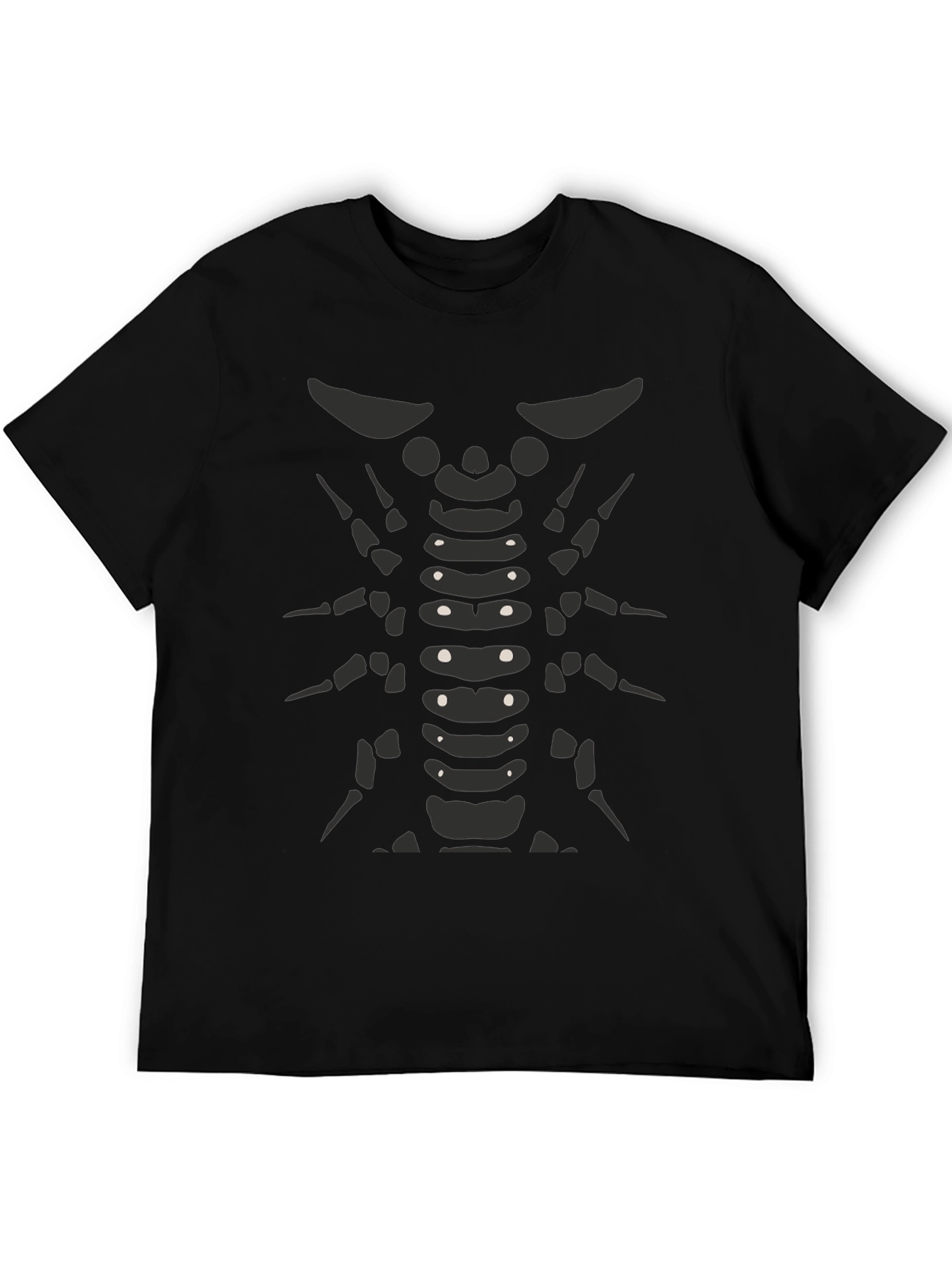 Skeleton Rib Cage Graphic Tee - Halloween Ready