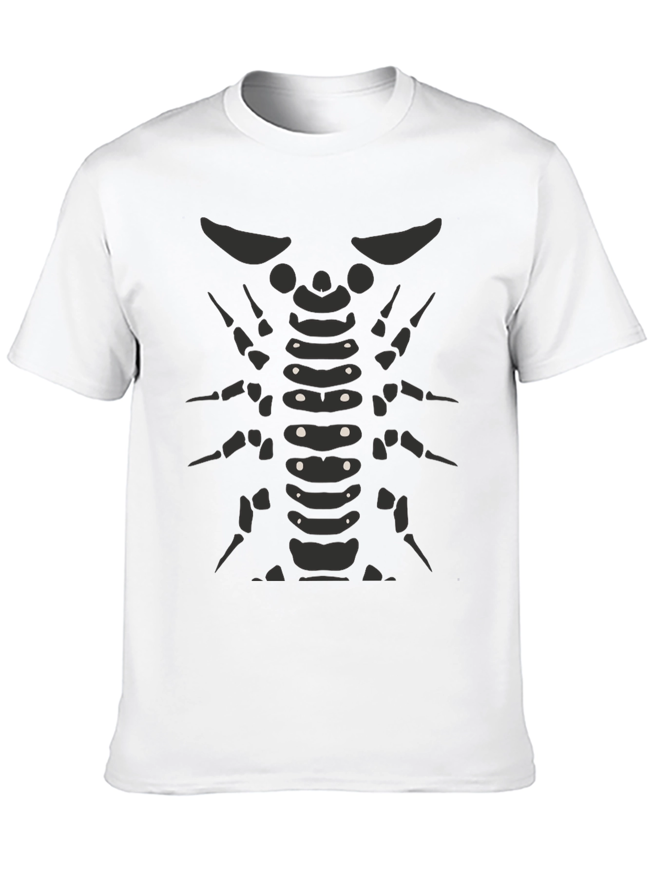 Skeleton Rib Cage Graphic Tee - Halloween Ready