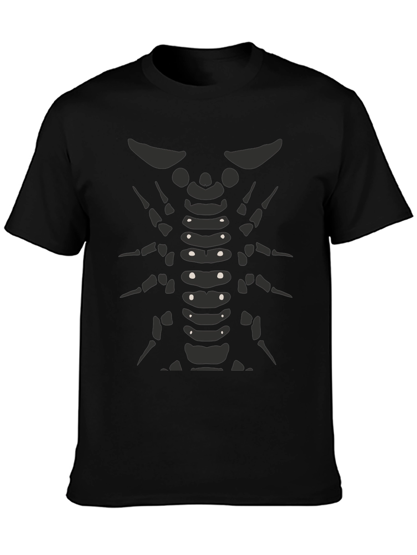 Skeleton Rib Cage Graphic Tee - Halloween Ready