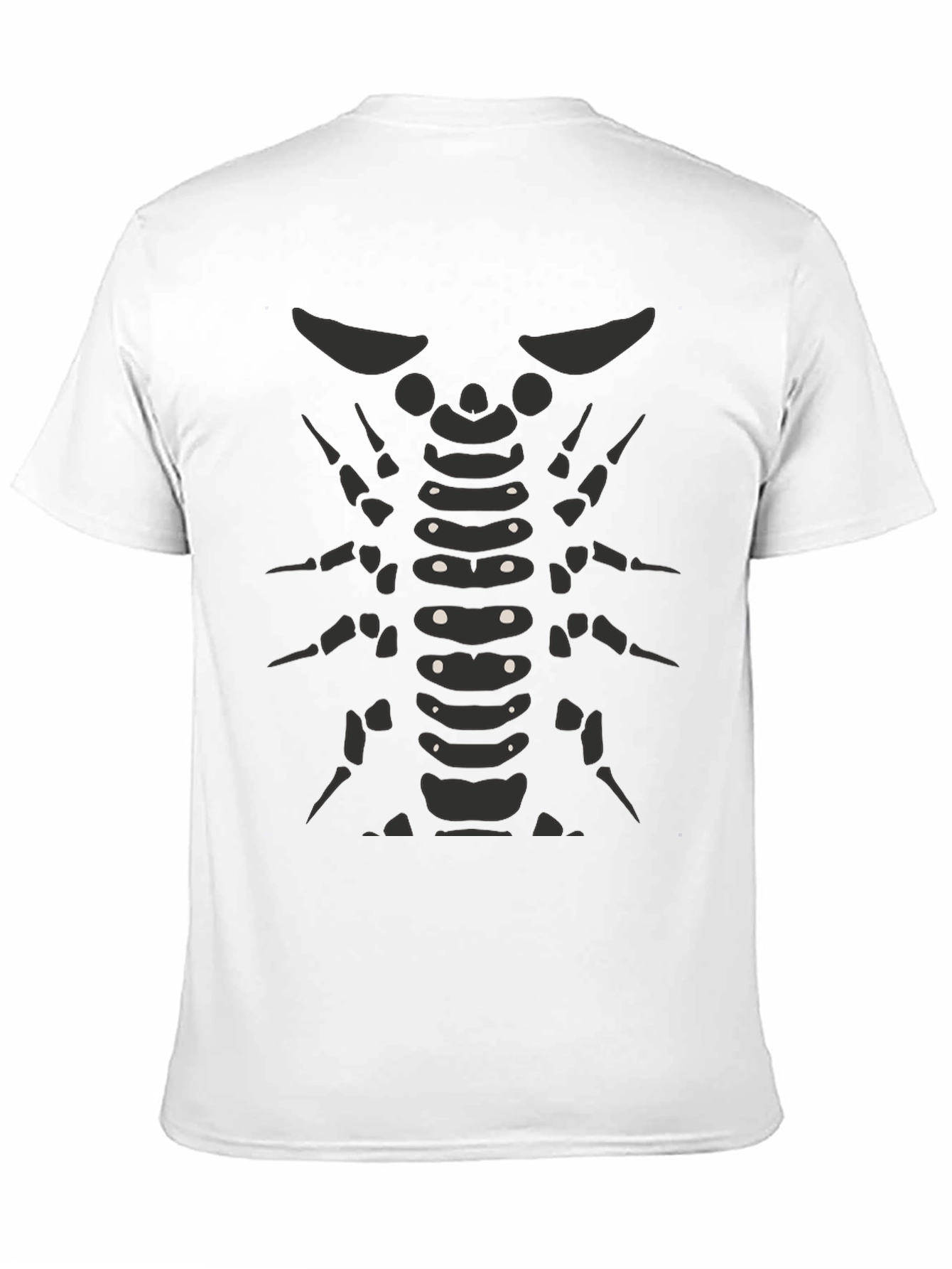 Skeleton Rib Cage Graphic Tee - Halloween Ready