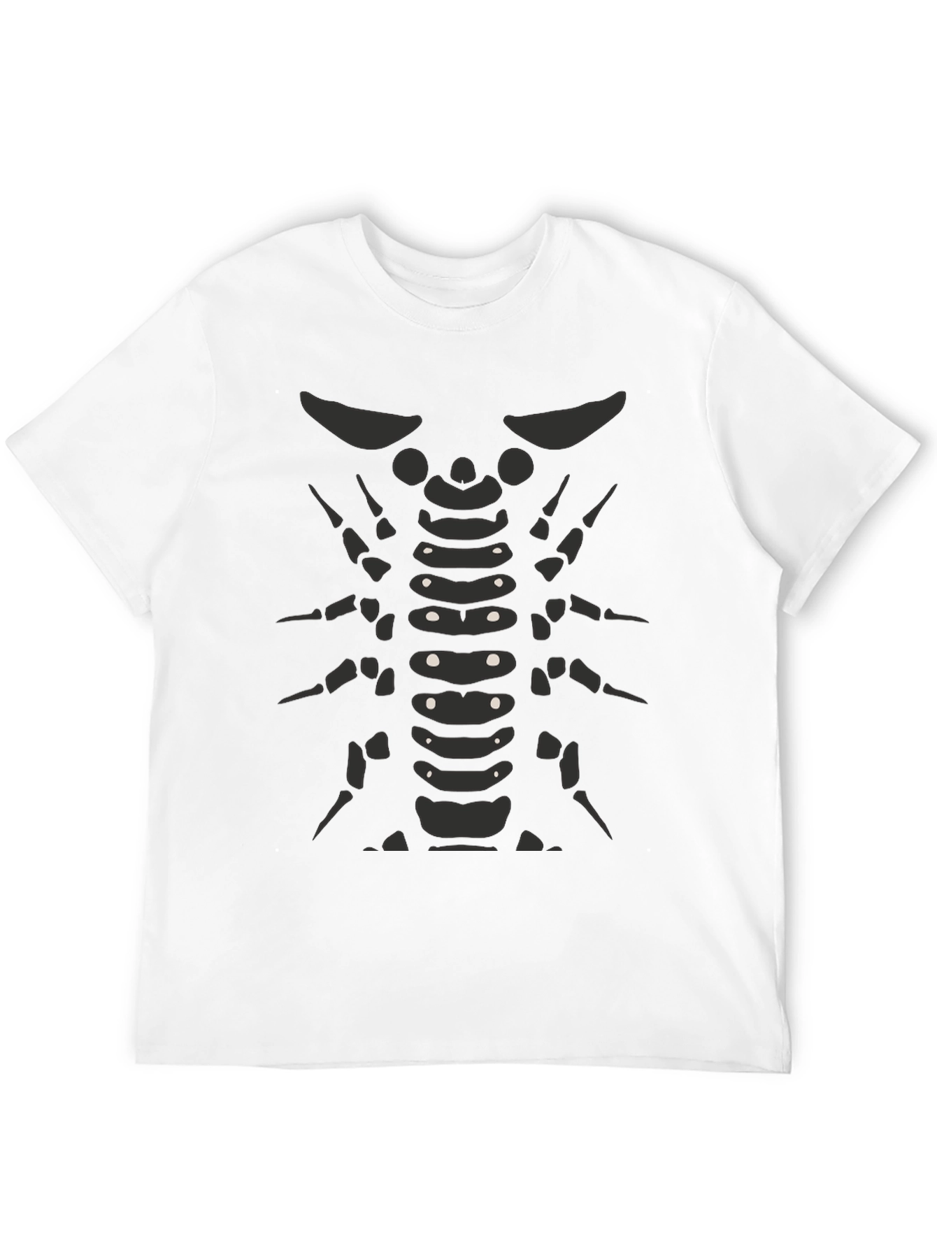 Skeleton Rib Cage Graphic Tee - Halloween Ready