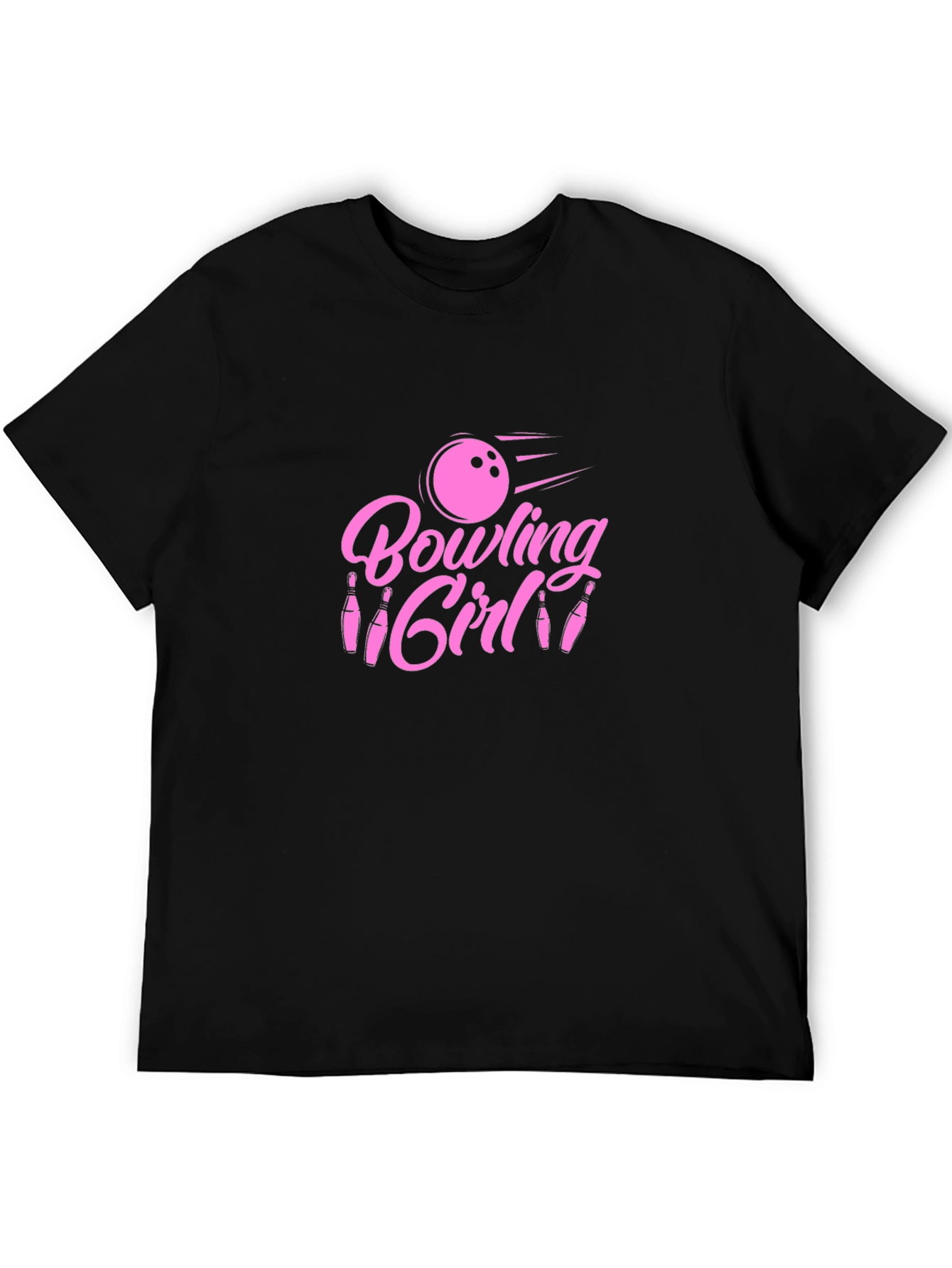 Bowling Girl Graphic Tee - Strike in Style!