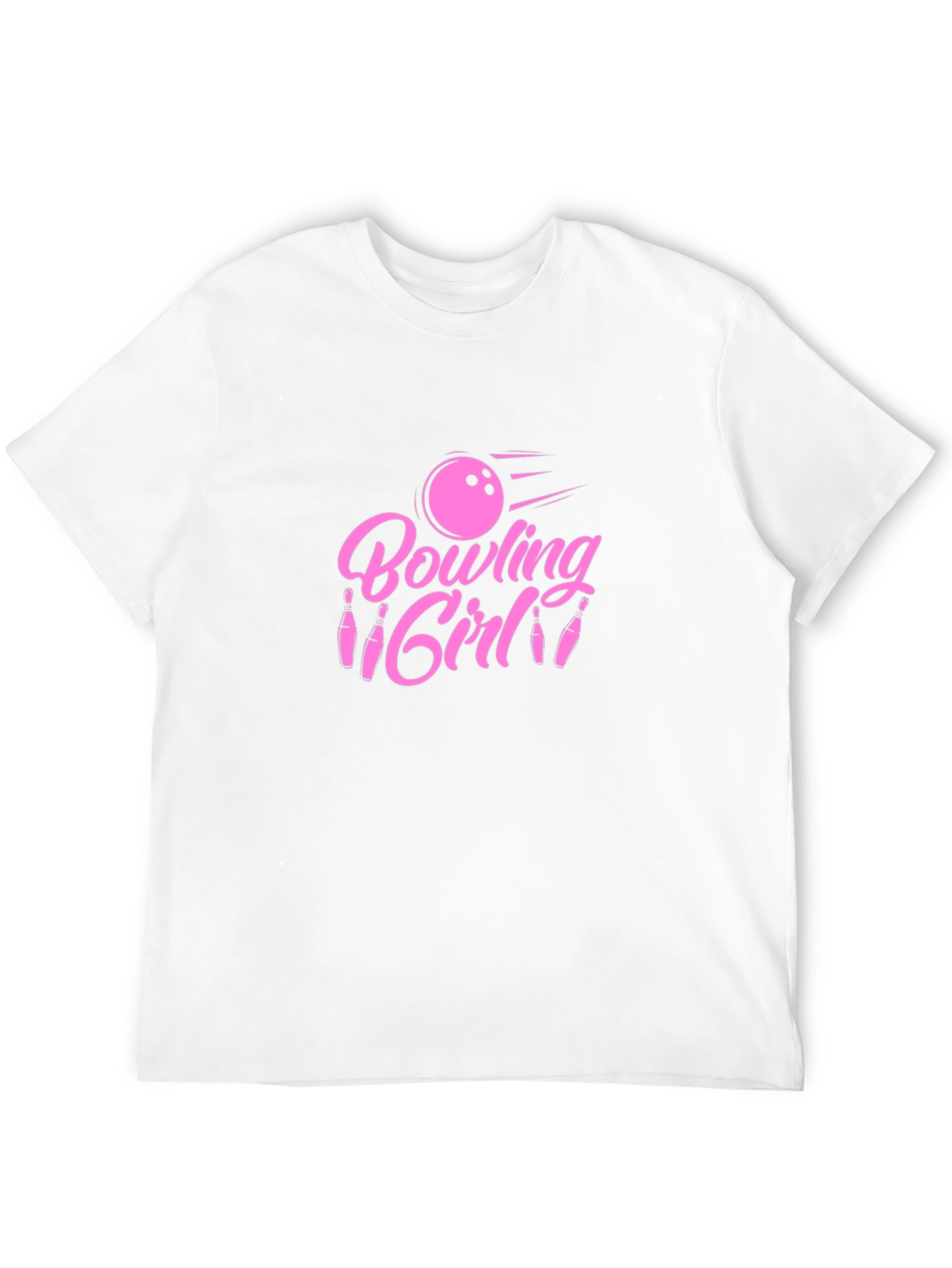 Bowling Girl Graphic Tee - Strike in Style!