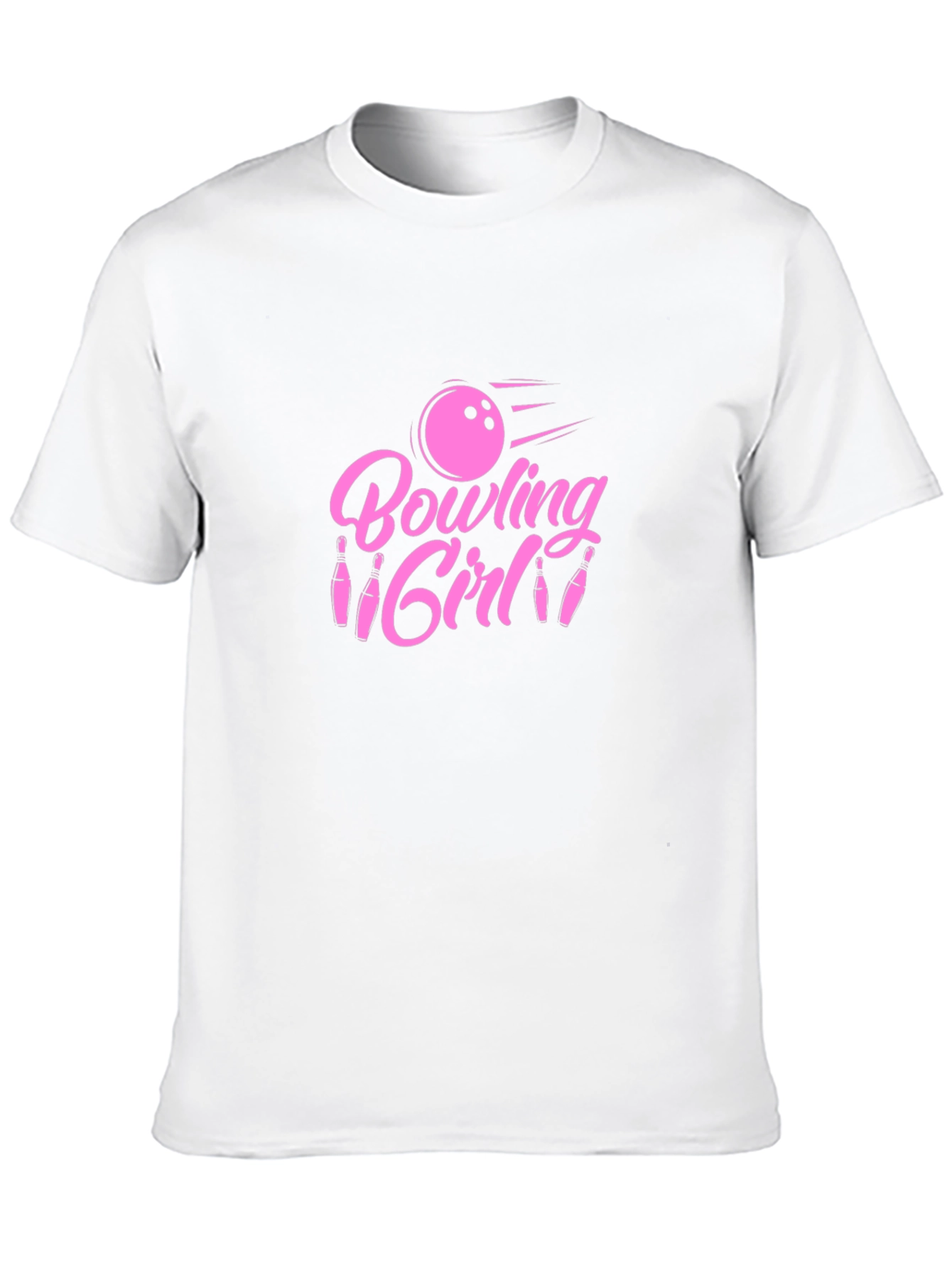 Bowling Girl Graphic Tee - Strike in Style!