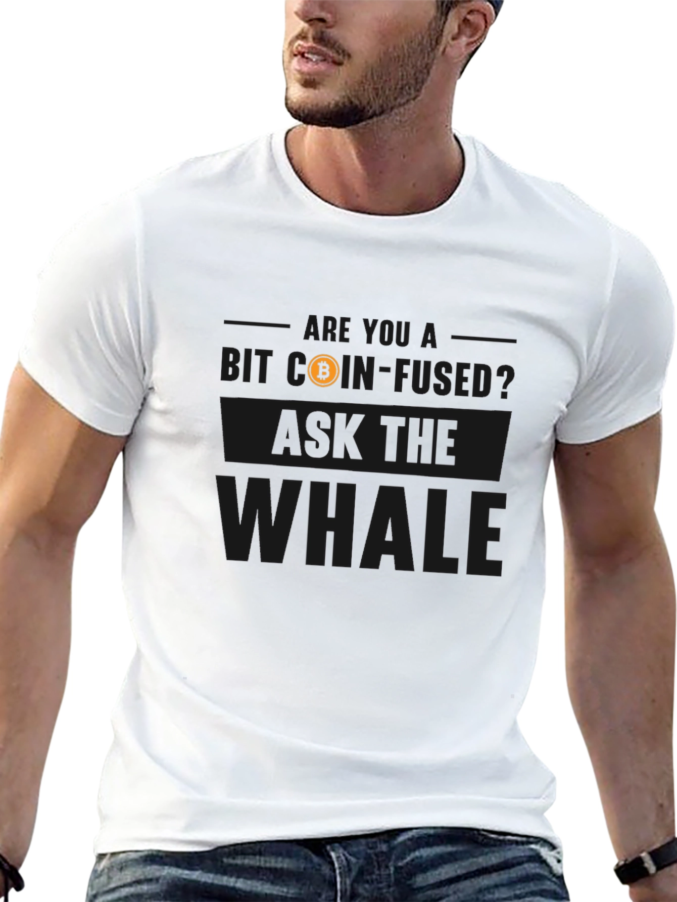 Bitcoin Whale Black T-Shirt - Crypto Investor Tee