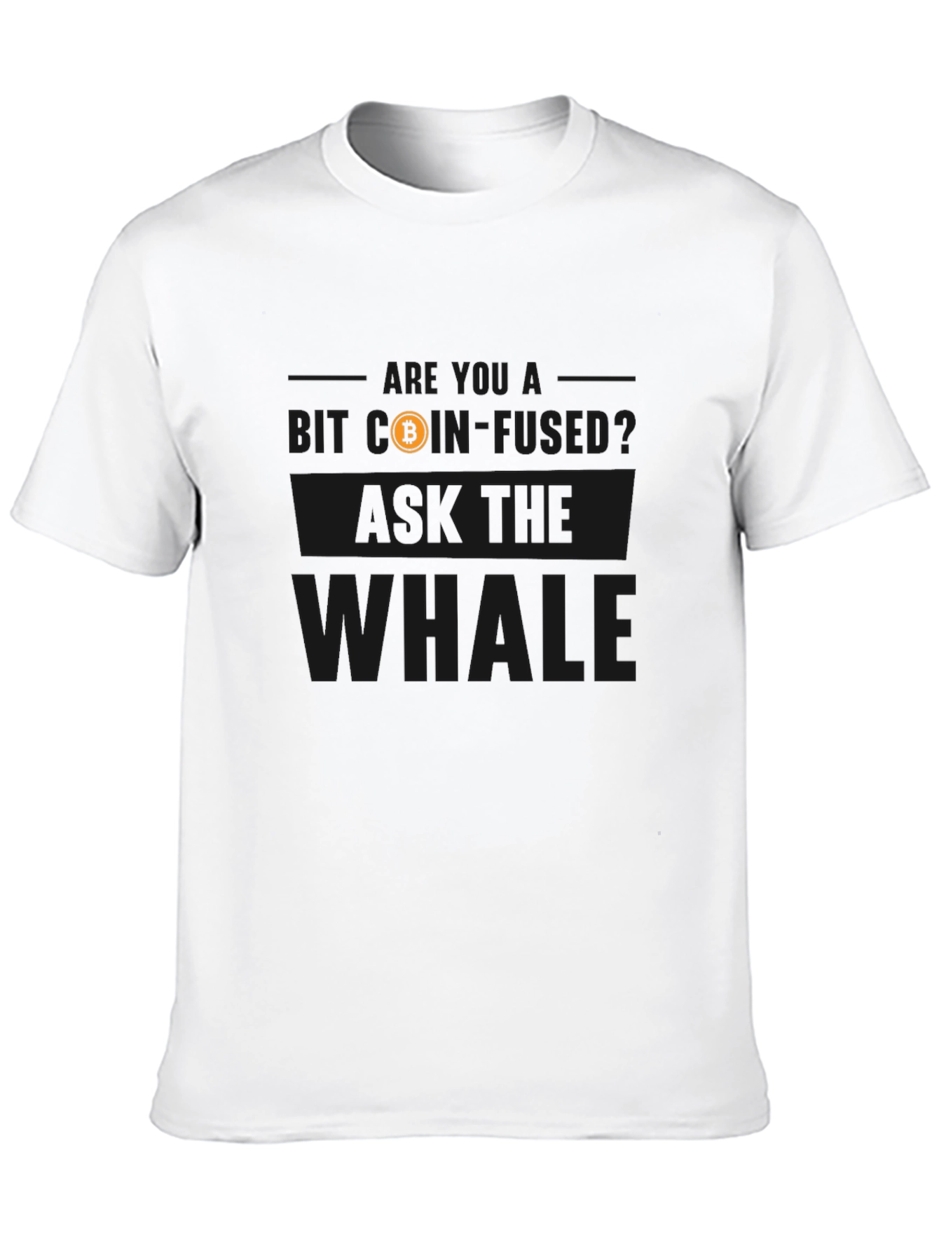 Bitcoin Whale Black T-Shirt - Crypto Investor Tee