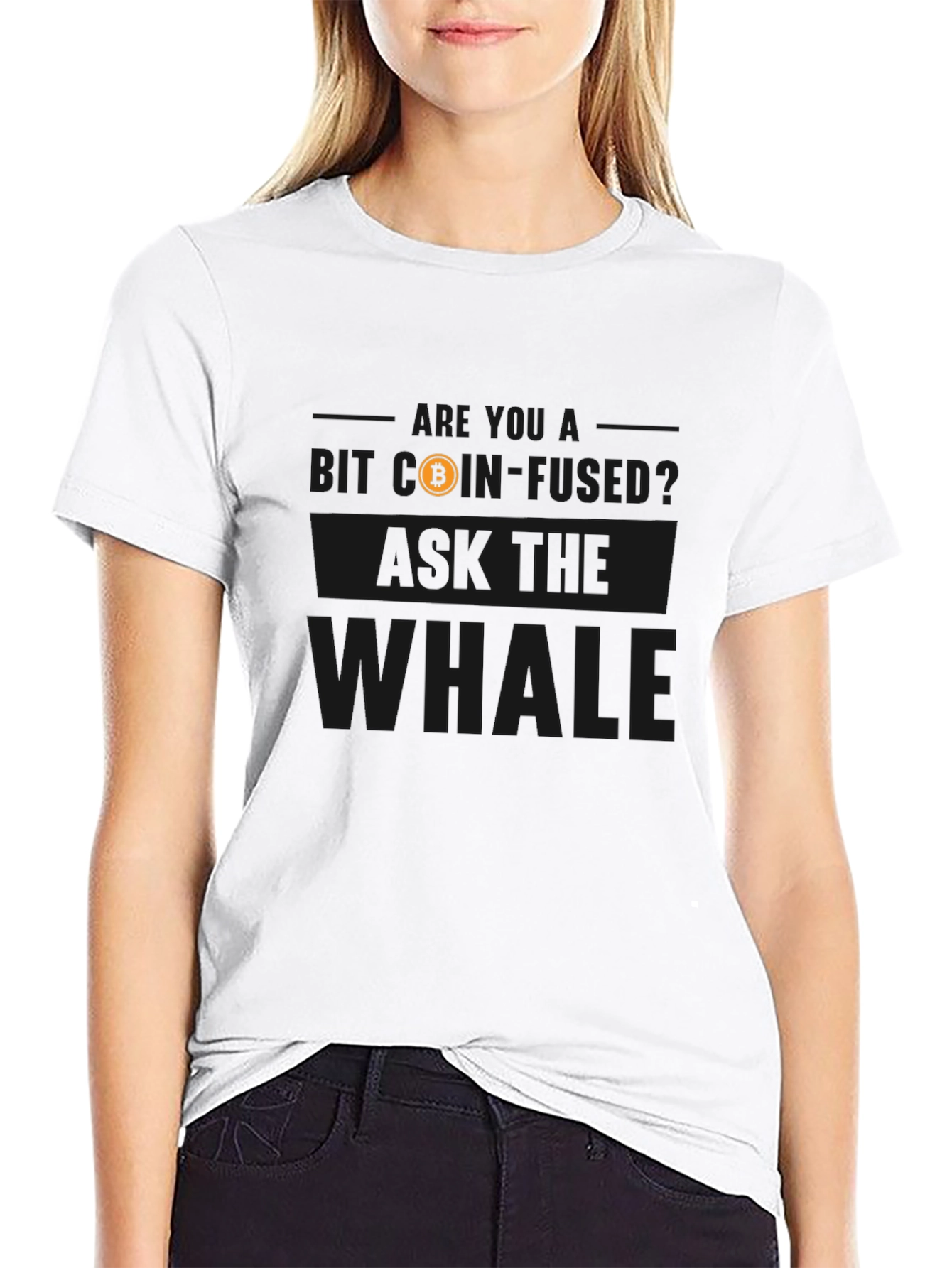 Bitcoin Whale Black T-Shirt - Crypto Investor Tee