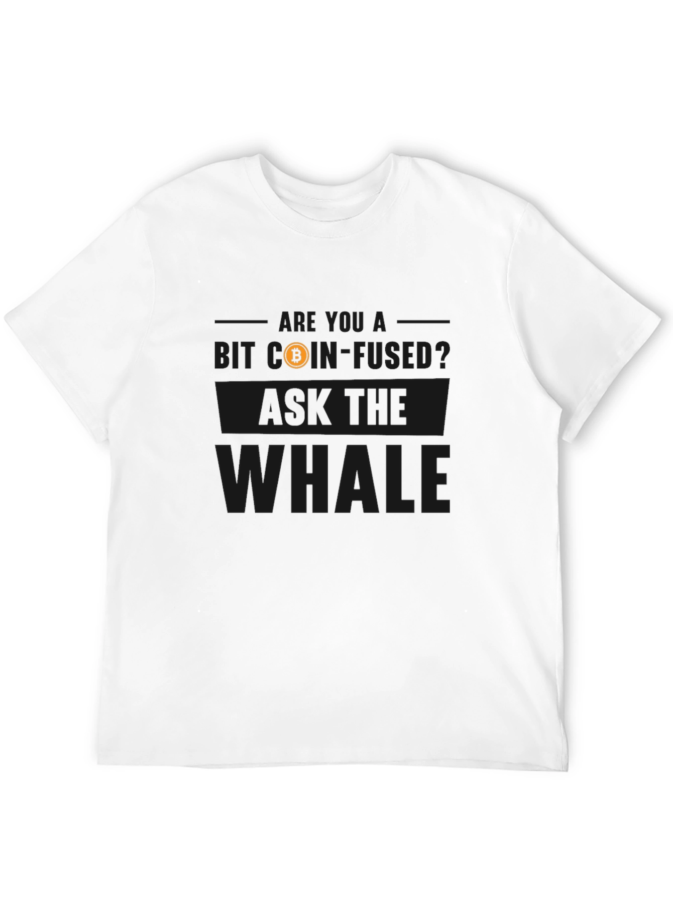 Bitcoin Whale Black T-Shirt - Crypto Investor Tee