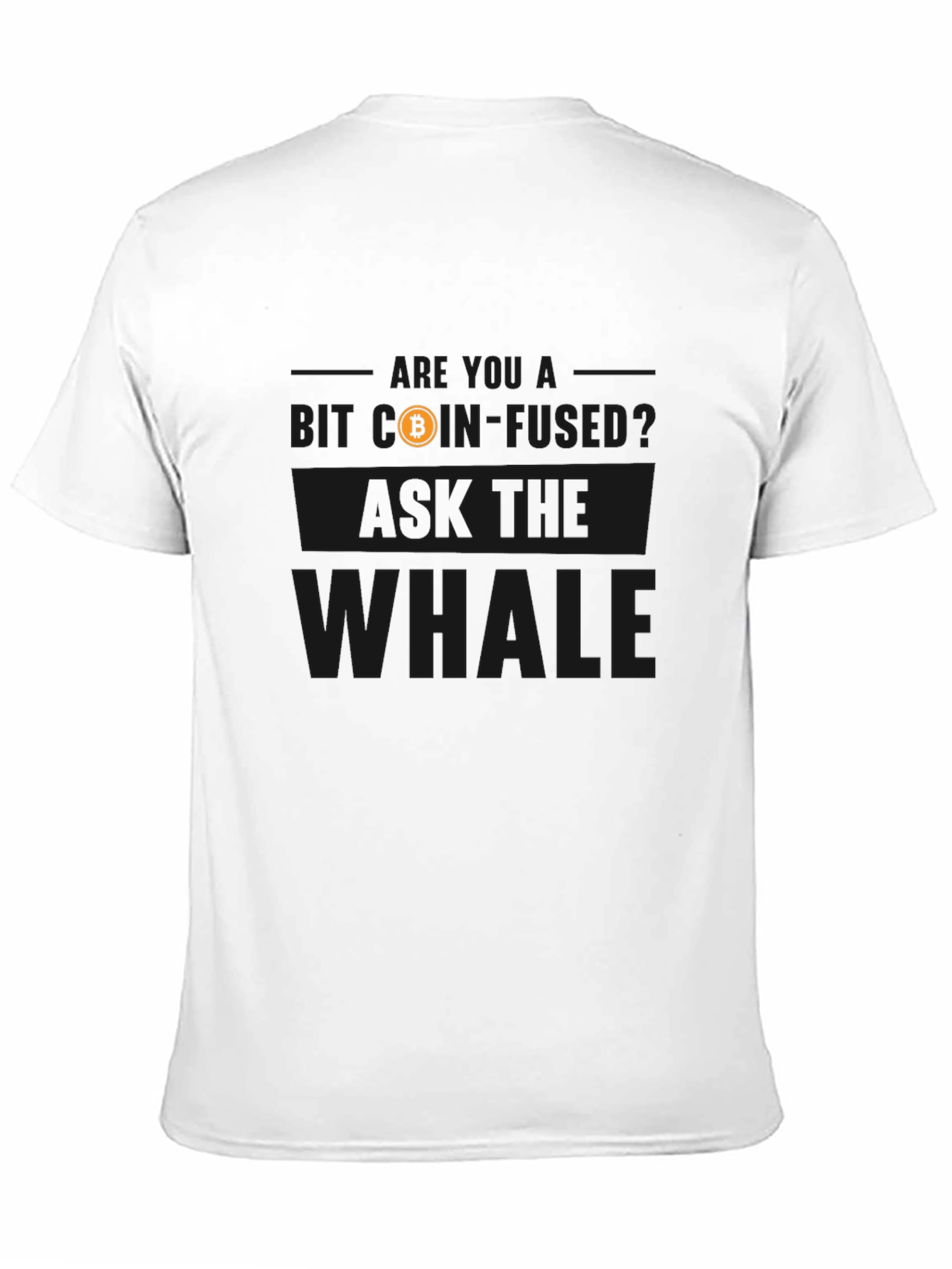 Bitcoin Whale Black T-Shirt - Crypto Investor Tee