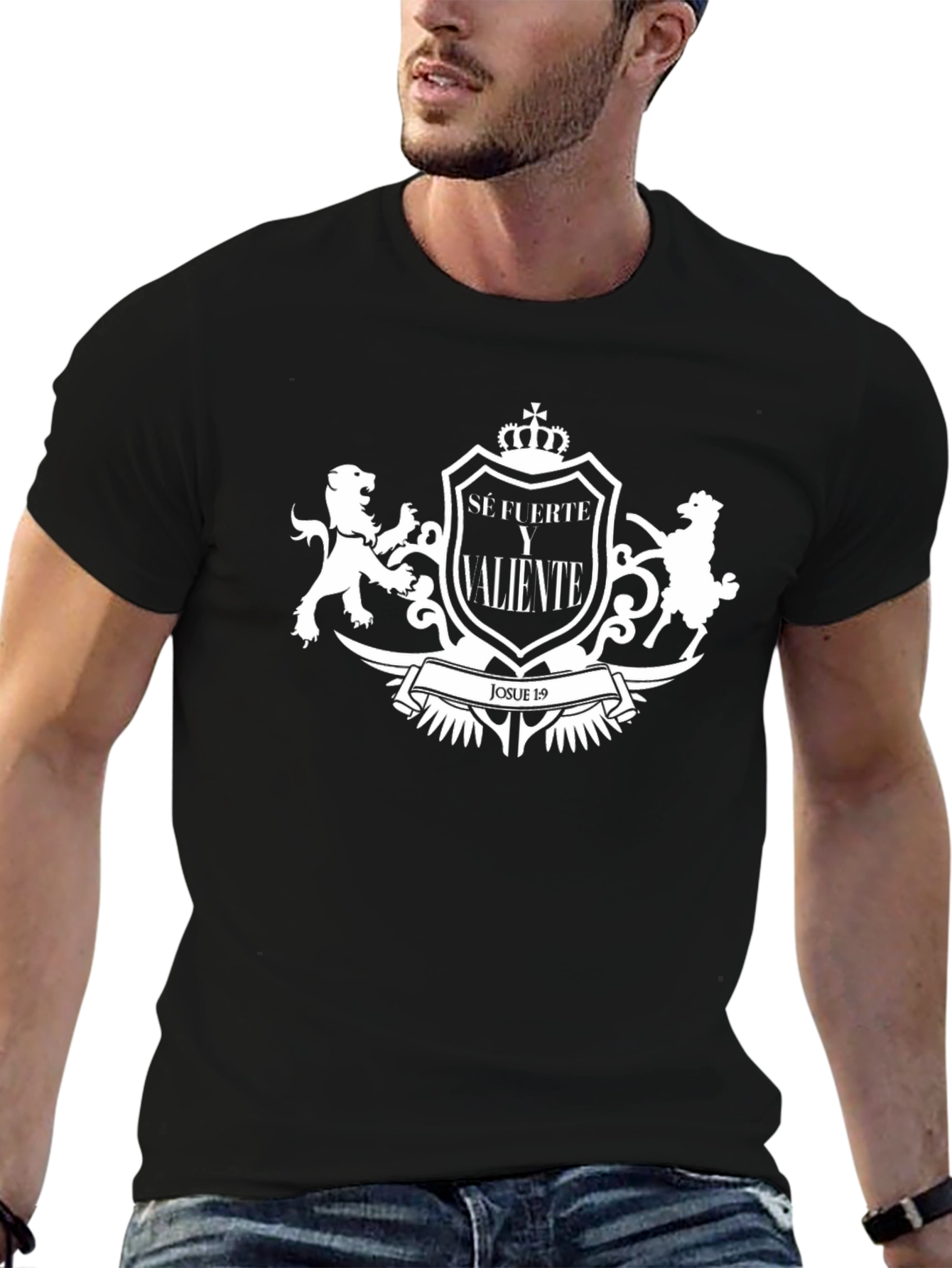 Be Strong & Courageous T-Shirt Christian Apparel