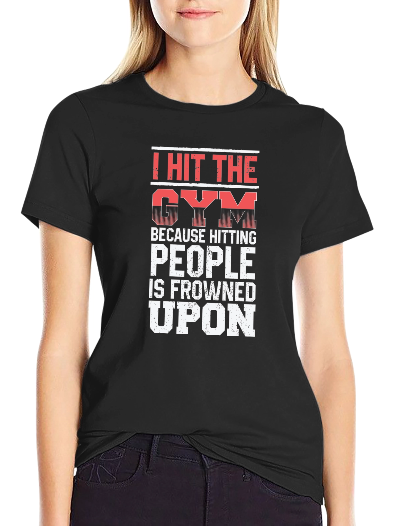 Gym Humor Graphic Tee - Fitness Motivation Shirt