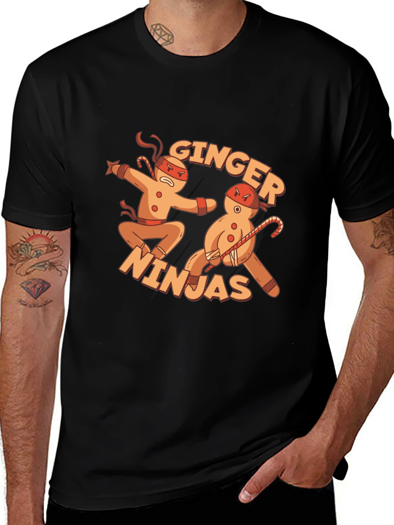 Ginger Ninjas T-Shirt: Holiday Humor Apparel