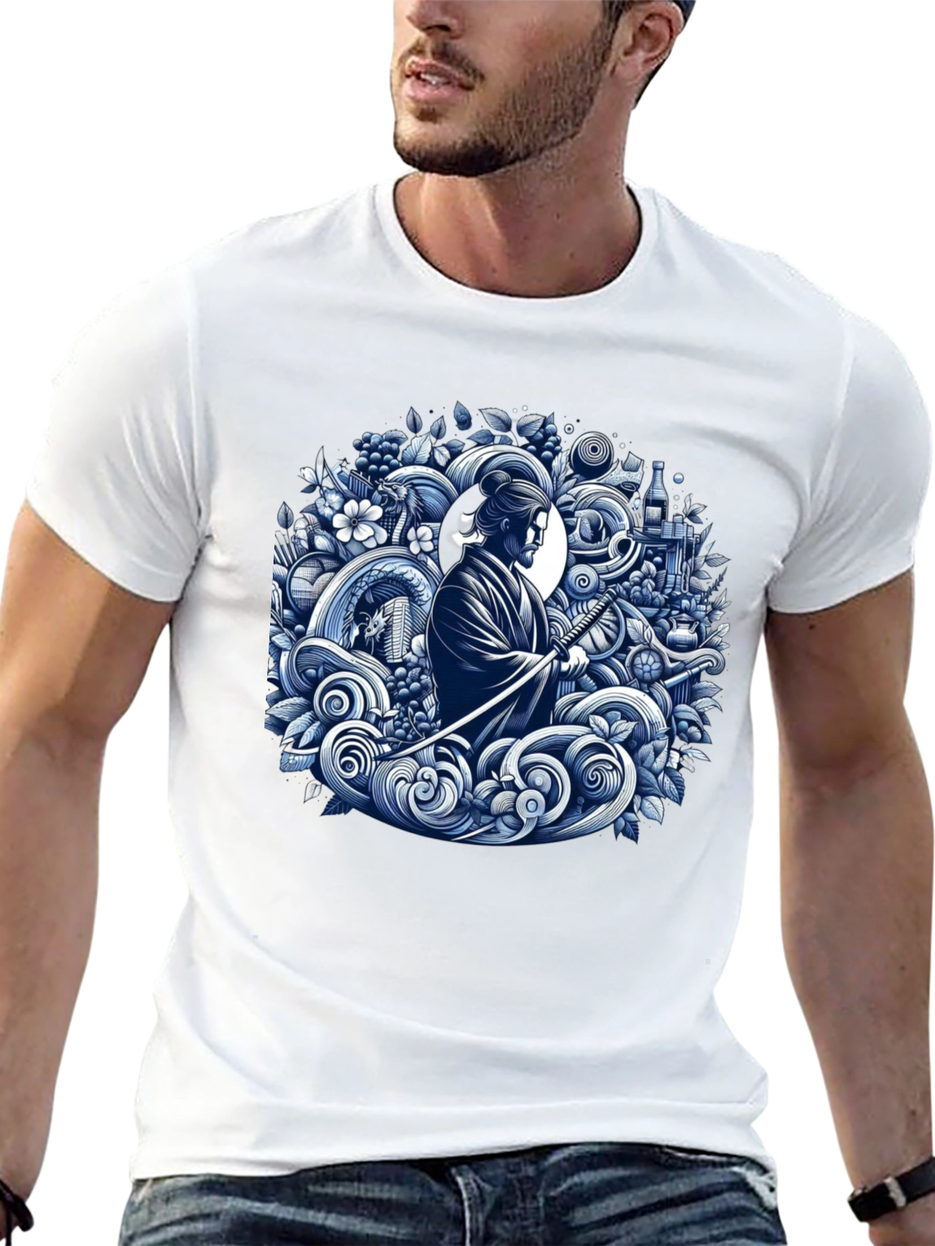 Samurai Graphic T-Shirt