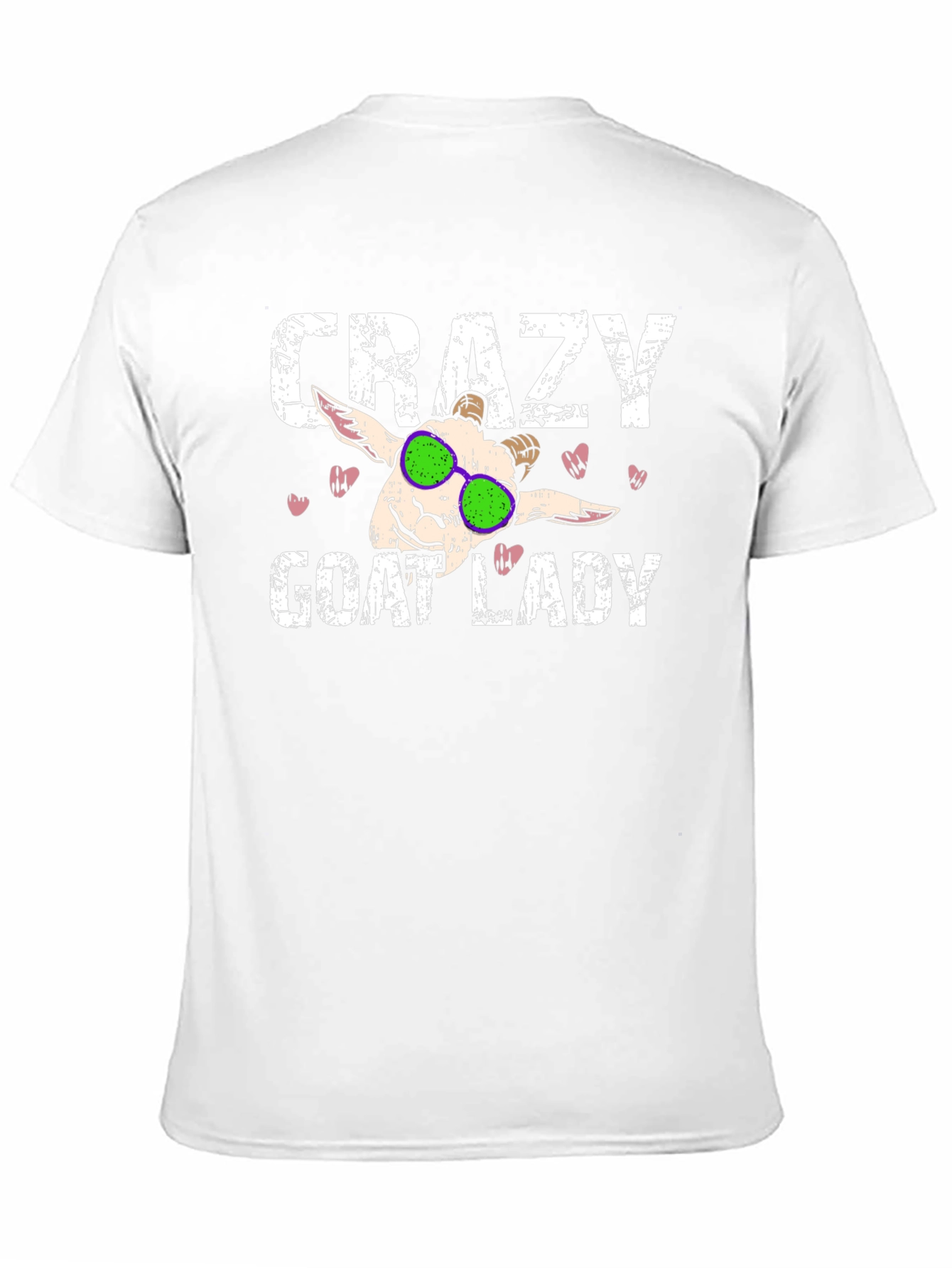 Crazy Goat Lady Black T-Shirt