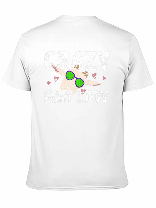 Crazy Goat Lady Black T-Shirt