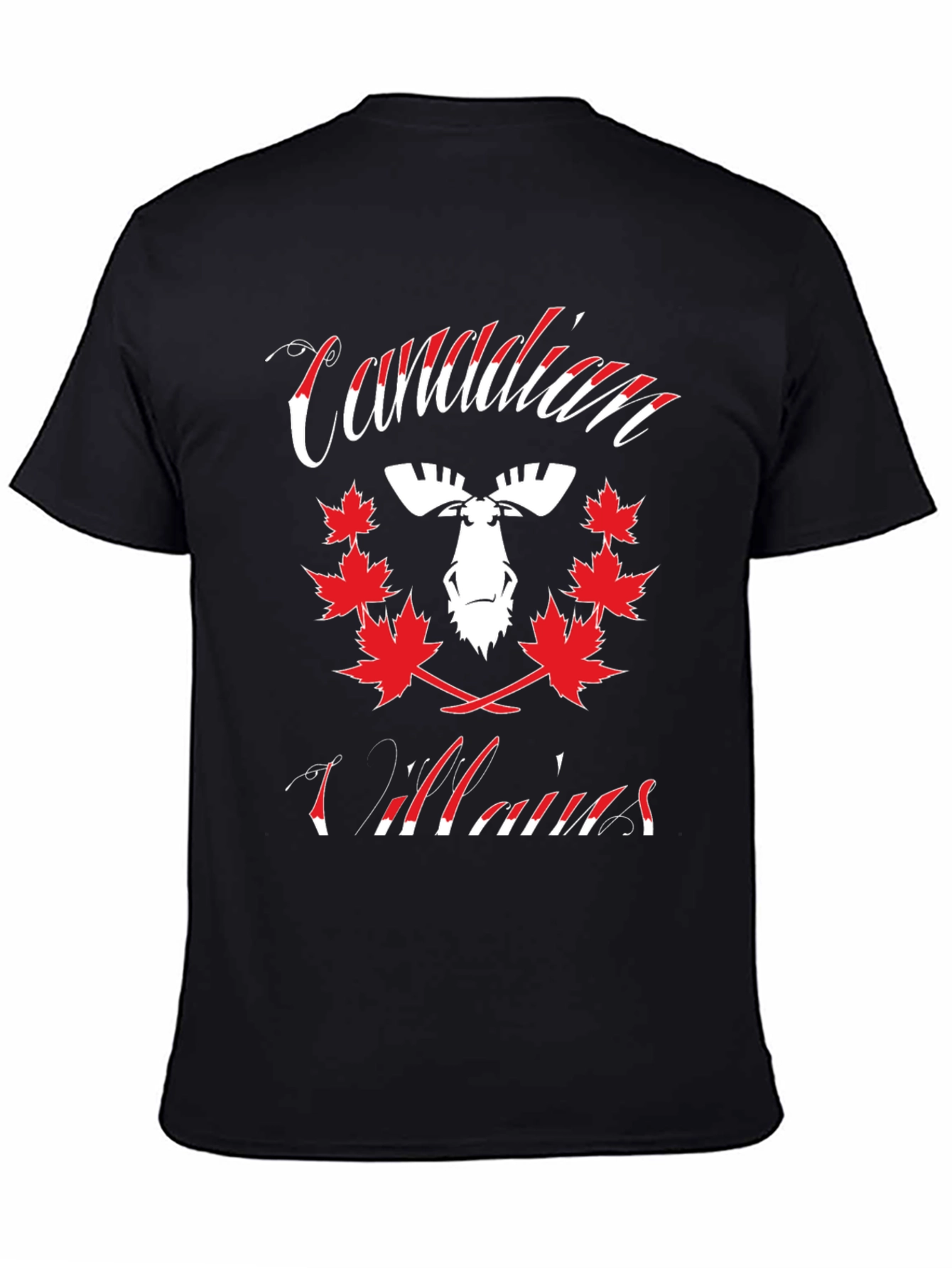 Canadian Villains Moose T-Shirt - Unique Design