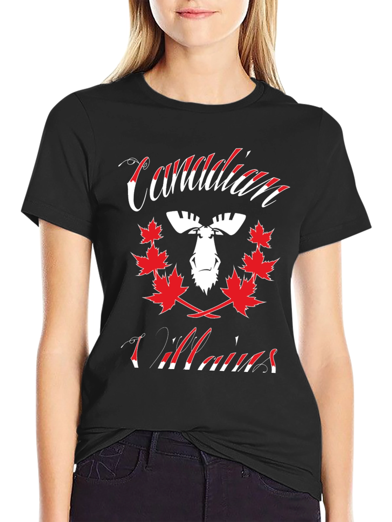 Canadian Villains Moose T-Shirt - Unique Design