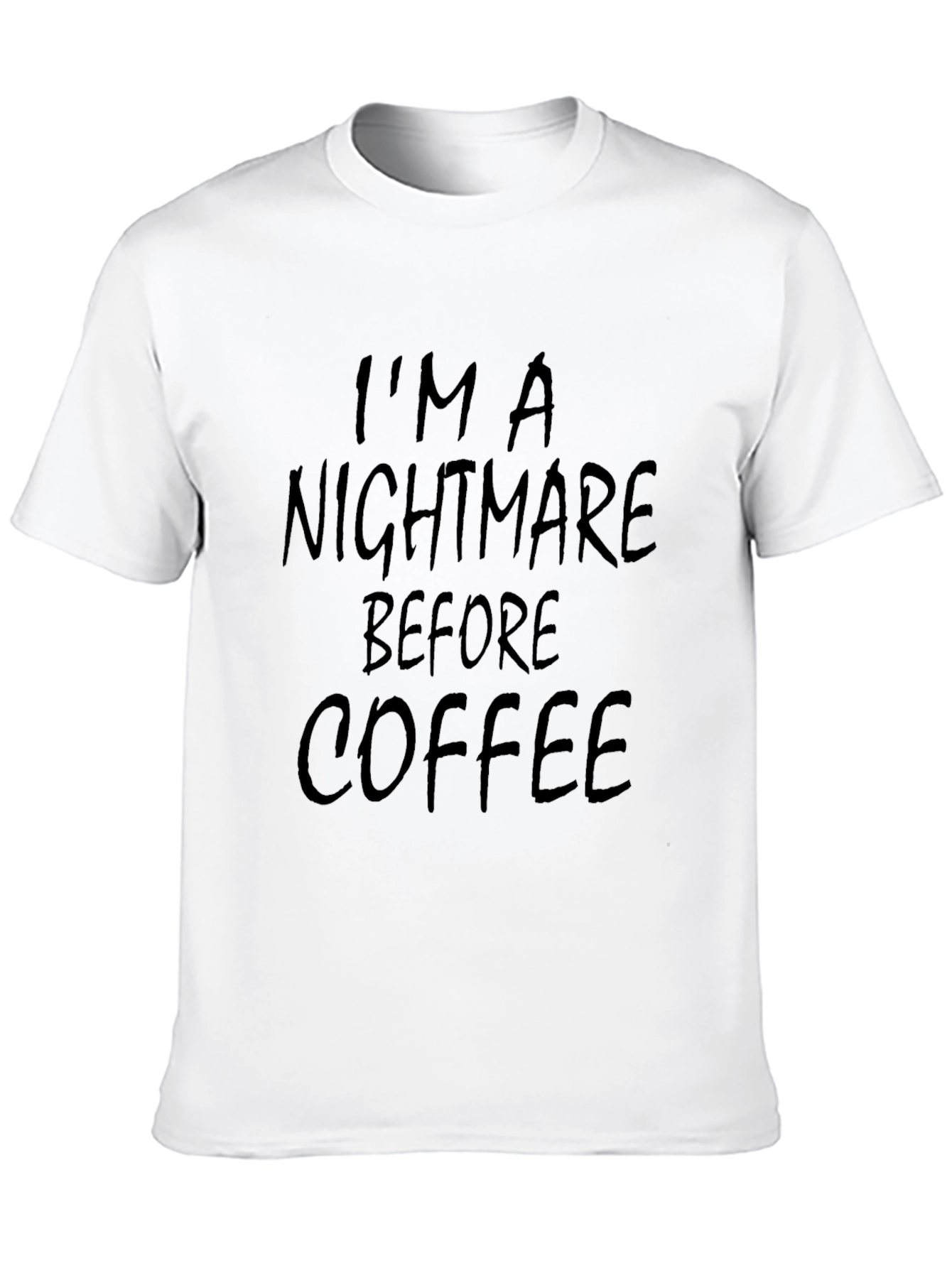 Nightmare Before Coffee Black Graphic Tee