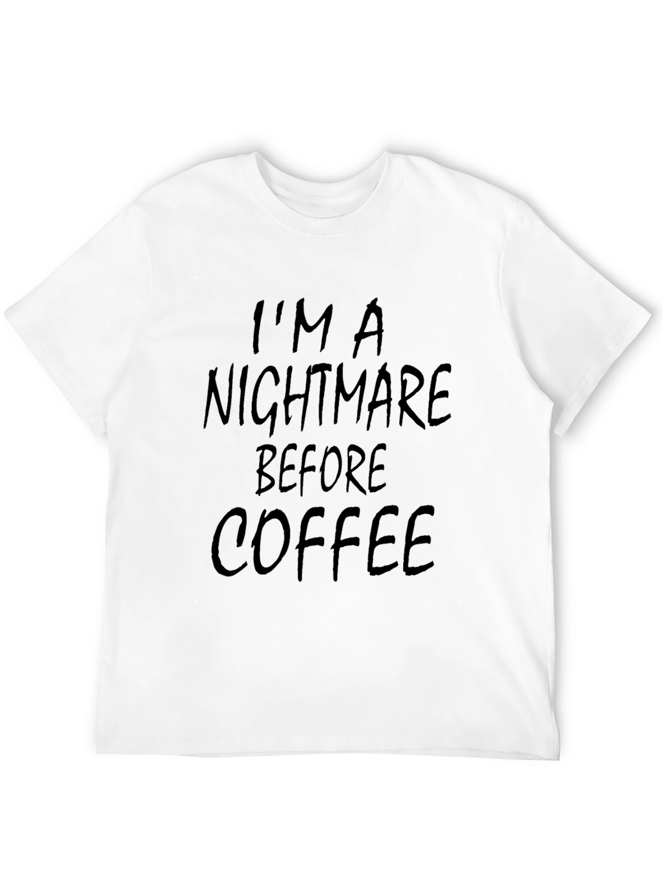 Nightmare Before Coffee Black Graphic Tee