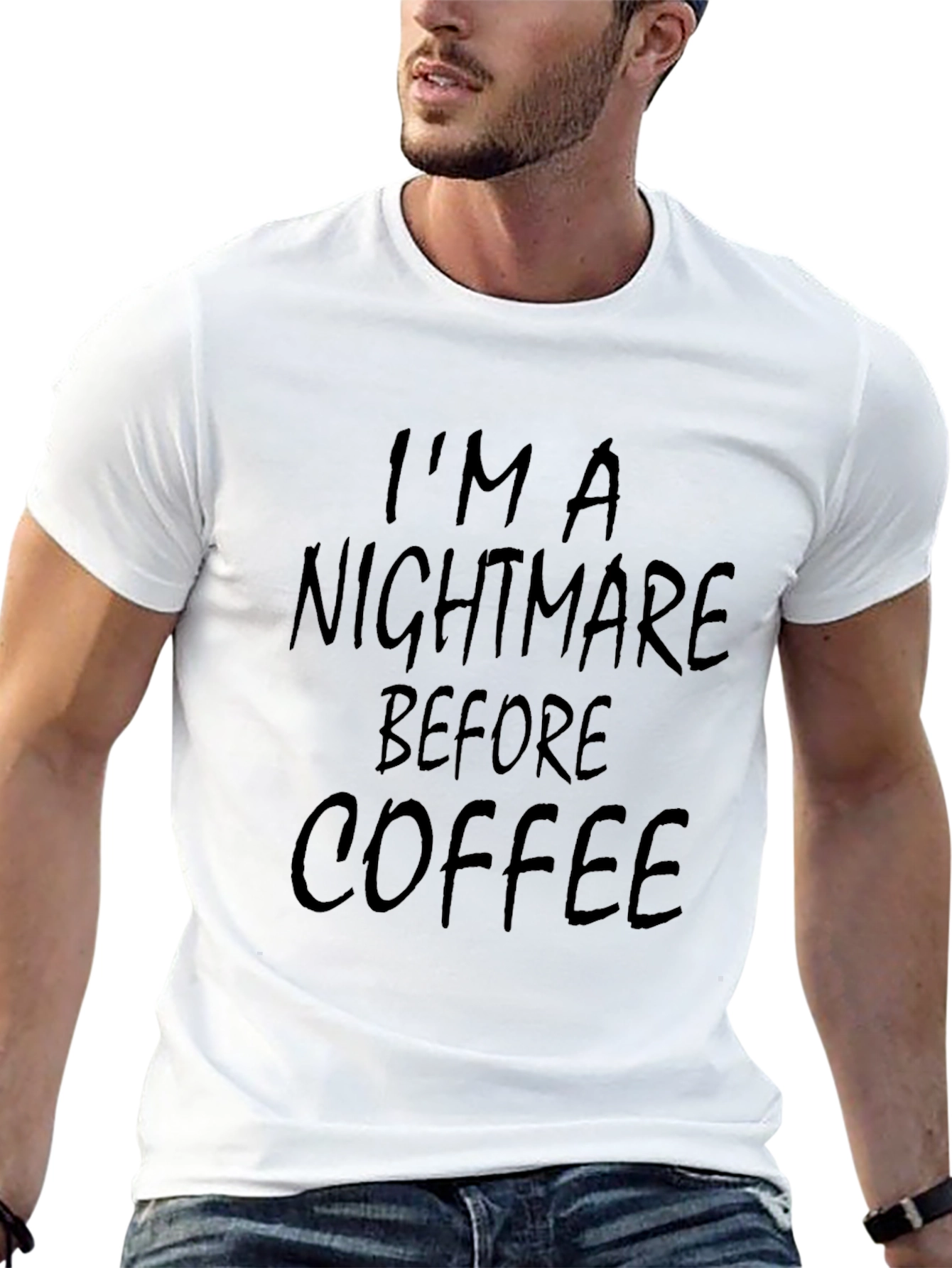 Nightmare Before Coffee Black Graphic Tee