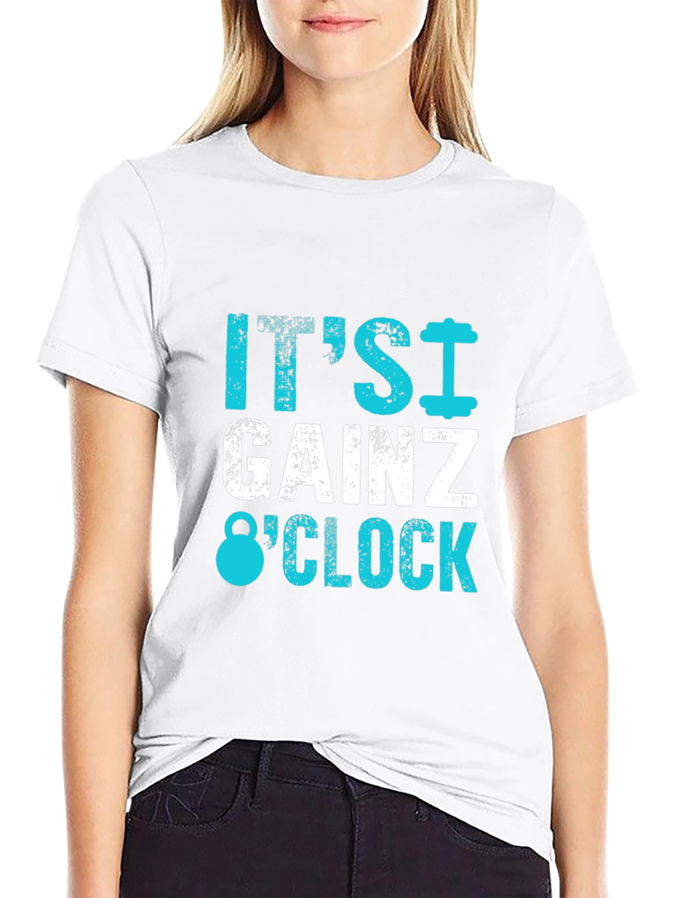 Its Gainz OClock Gym Workout T-Shirt