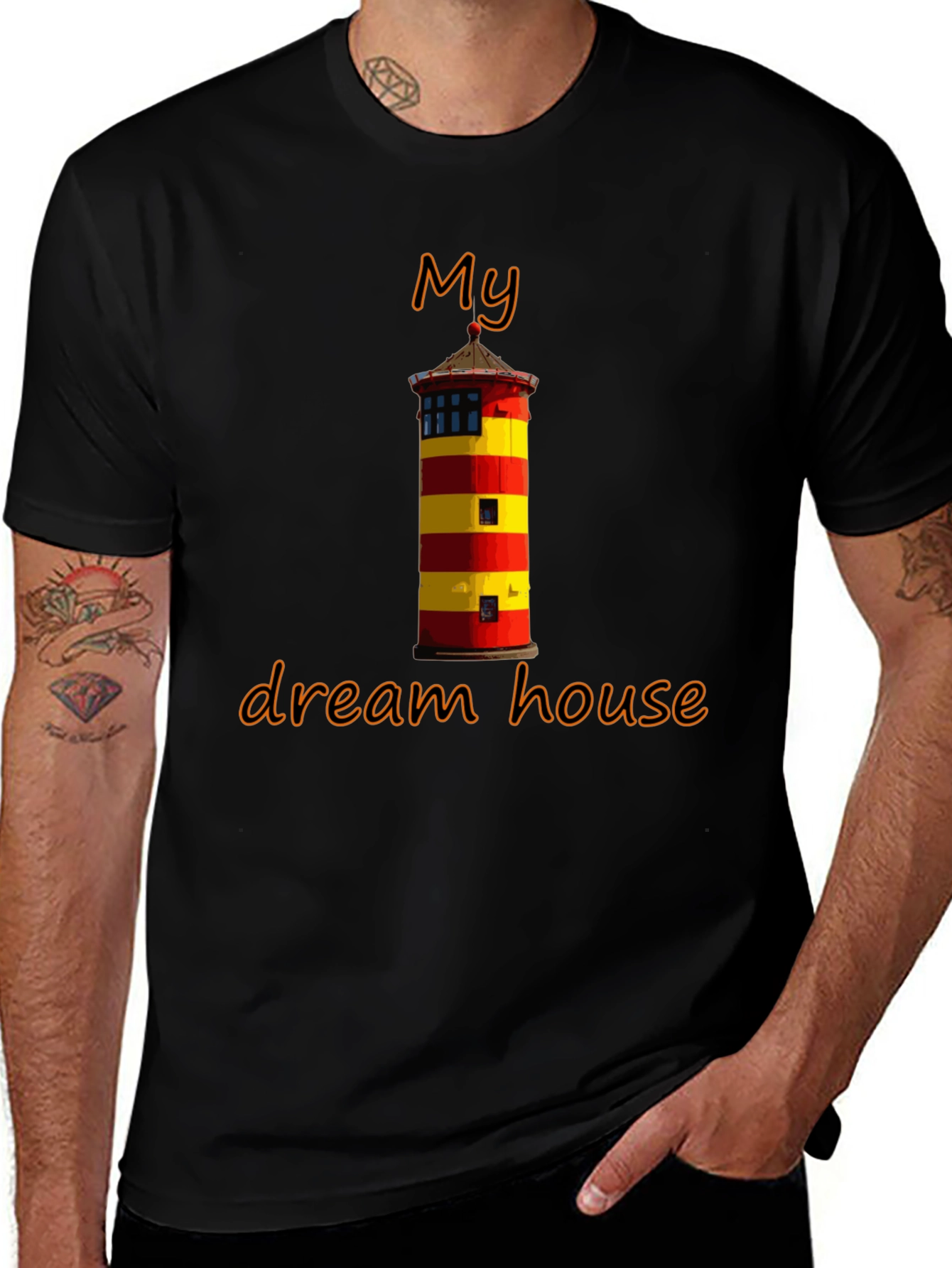 My Dream House T-Shirt: Lighthouse Graphic Tee