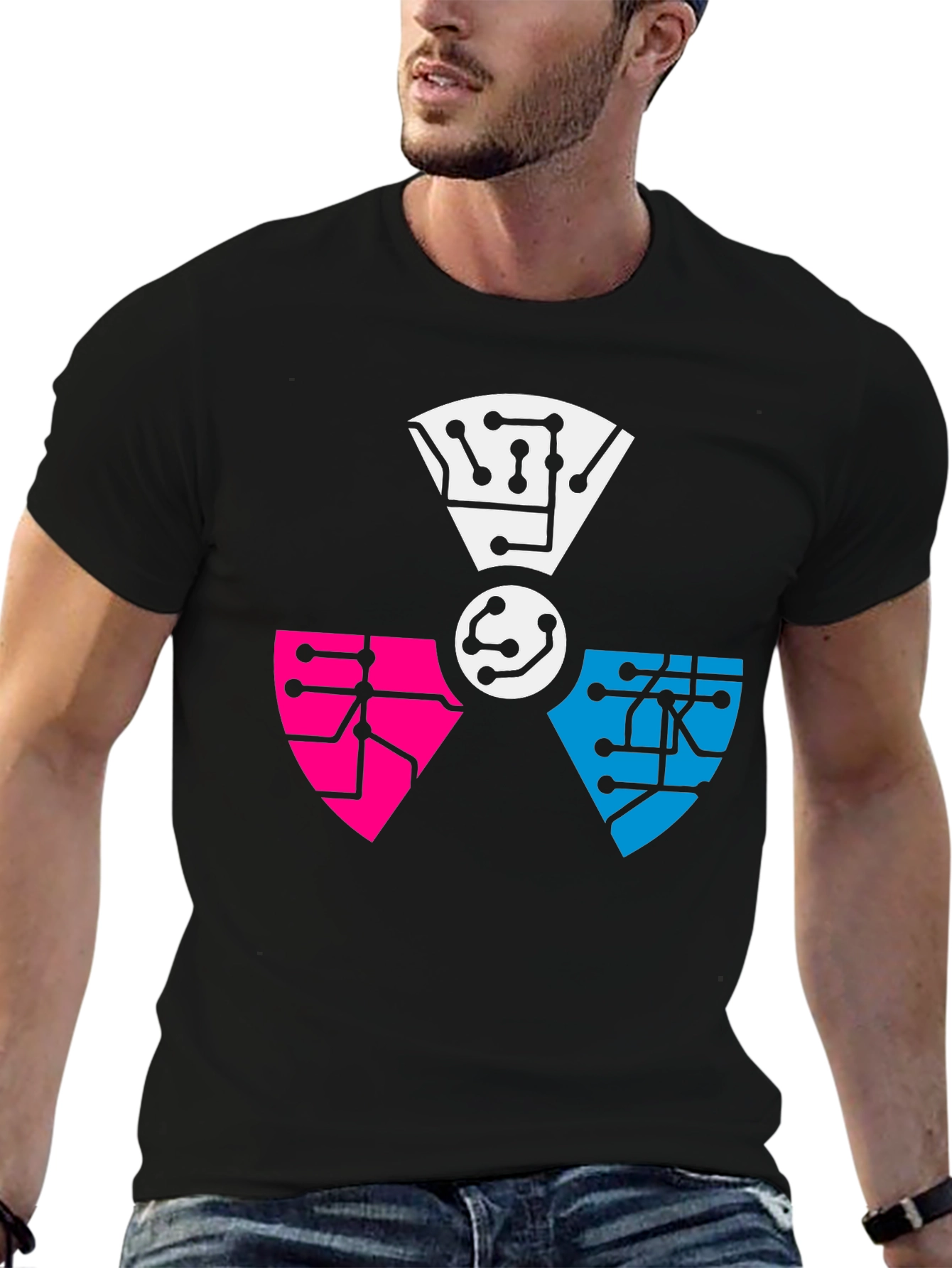 Circuit Board Radiation Symbol T-Shirt