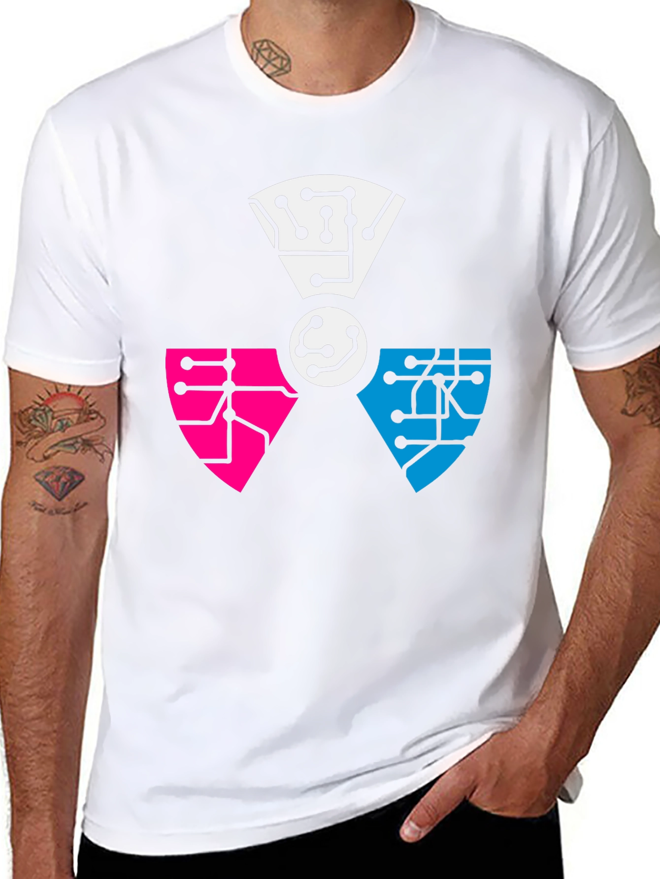Circuit Board Radiation Symbol T-Shirt