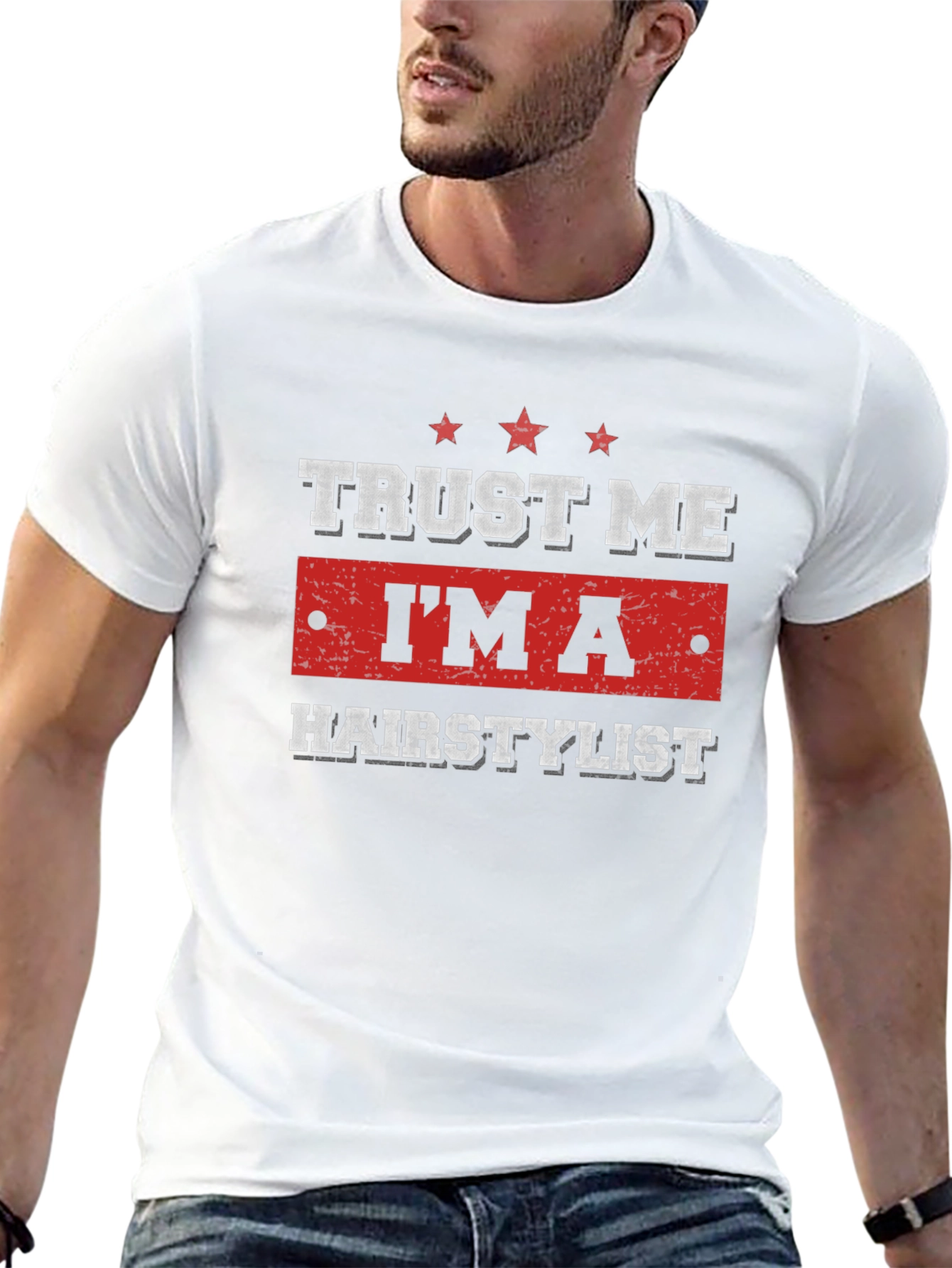 Trust Me Im A Hairstylist Black T-Shirt