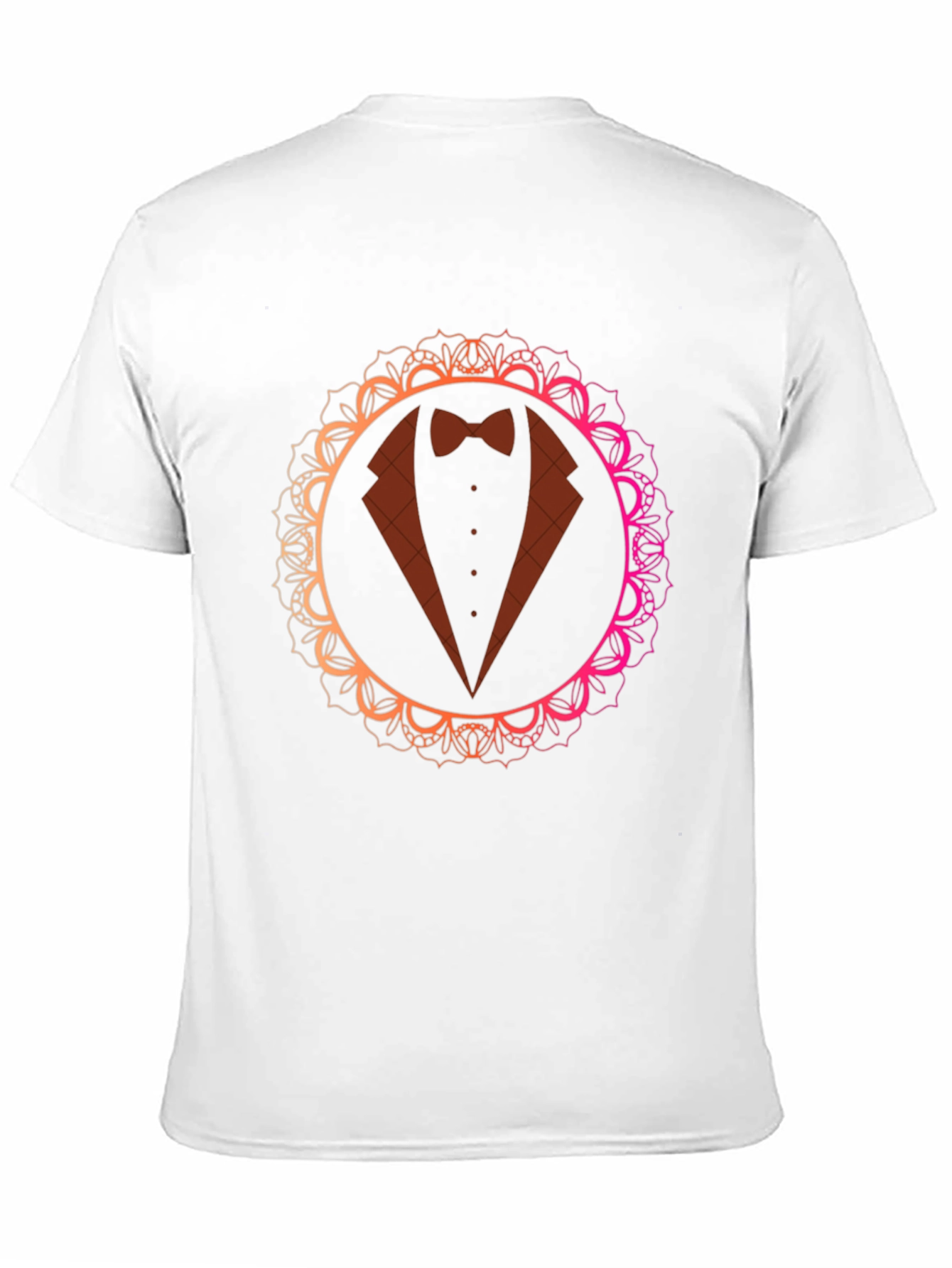 Elegant Tuxedo Mandala T-Shirt