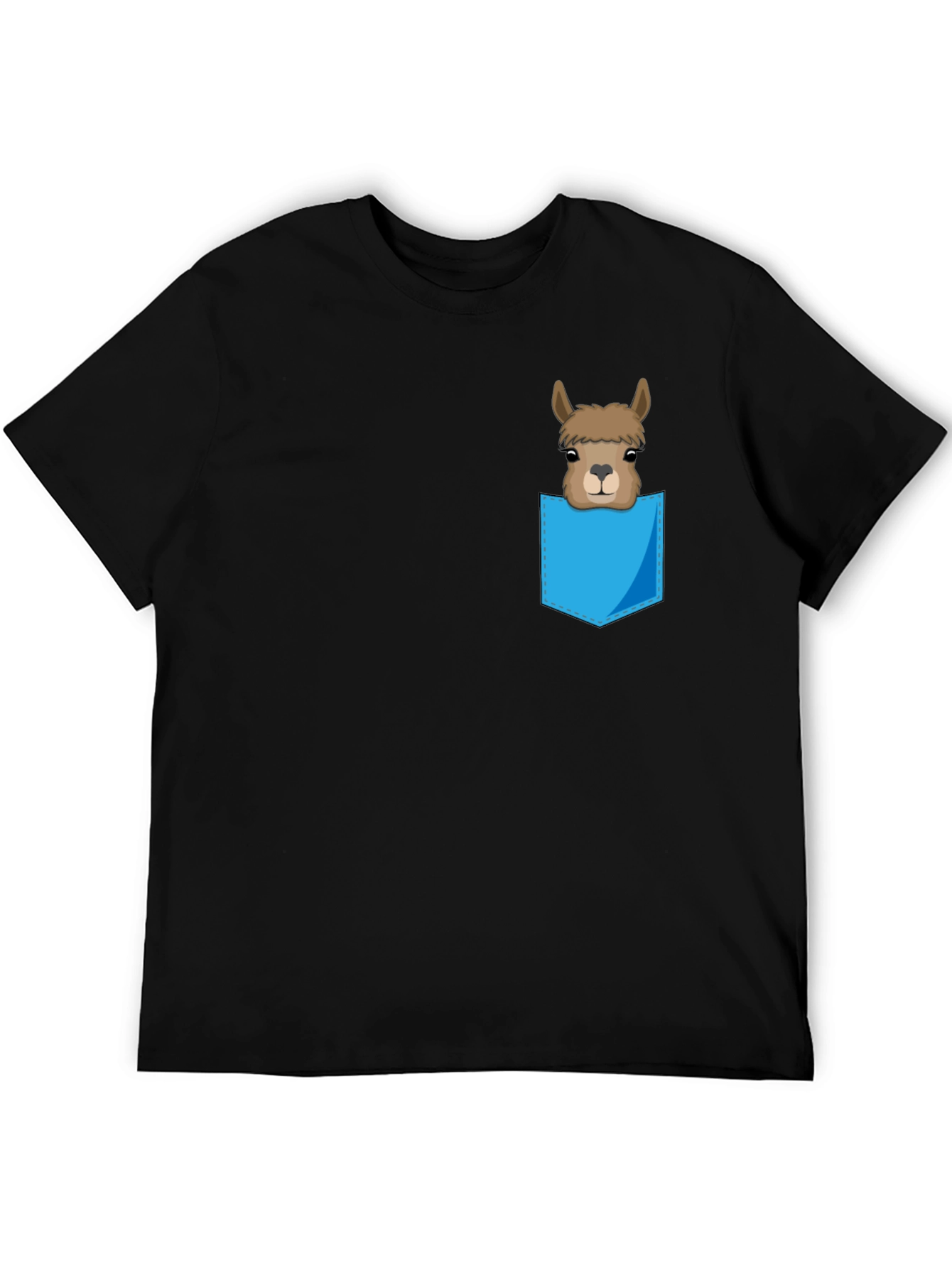Llama Pocket Tee - Fun Graphic T-Shirt