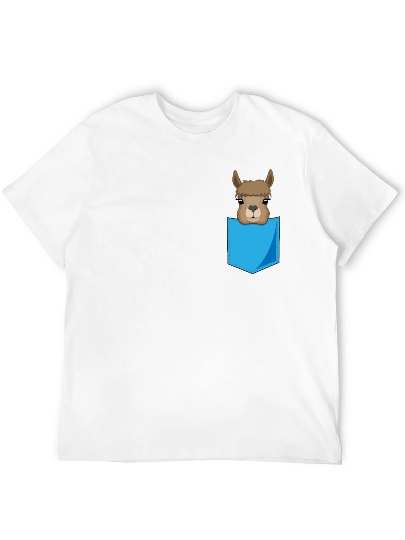 Llama Pocket Tee - Fun Graphic T-Shirt