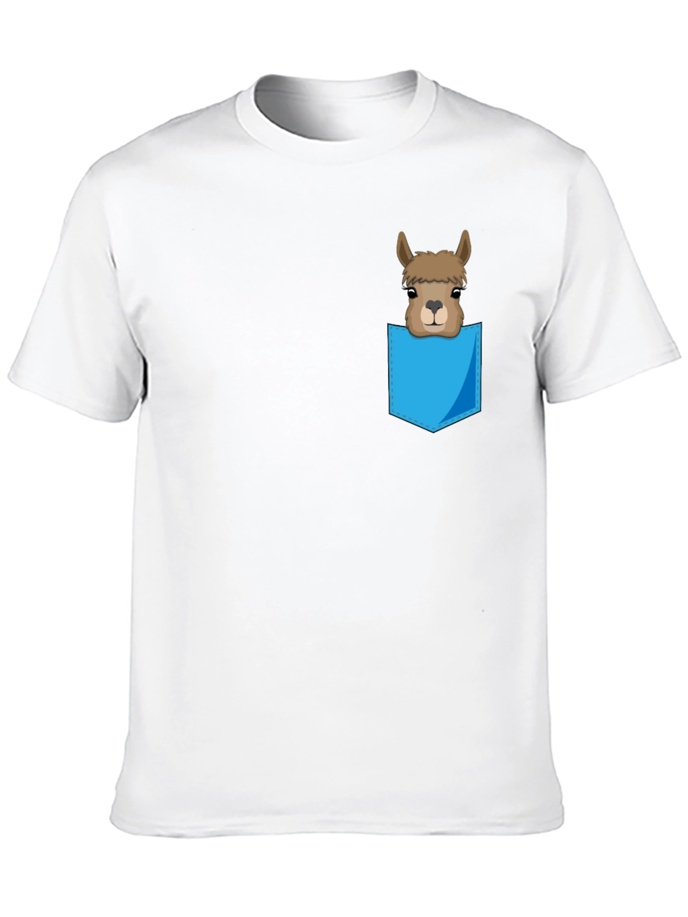 Llama Pocket Tee - Fun Graphic T-Shirt