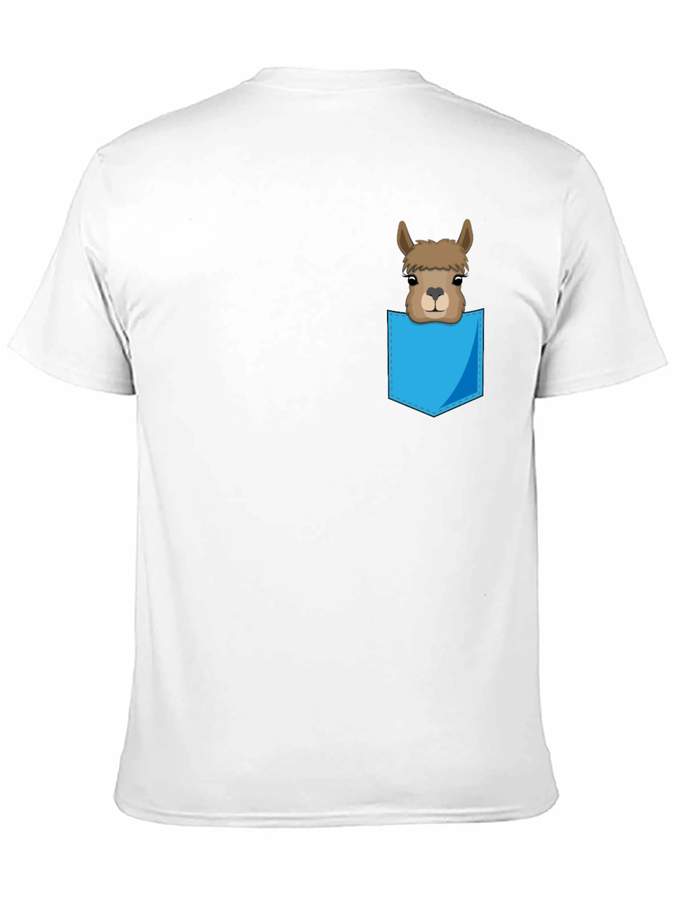 Llama Pocket Tee - Fun Graphic T-Shirt