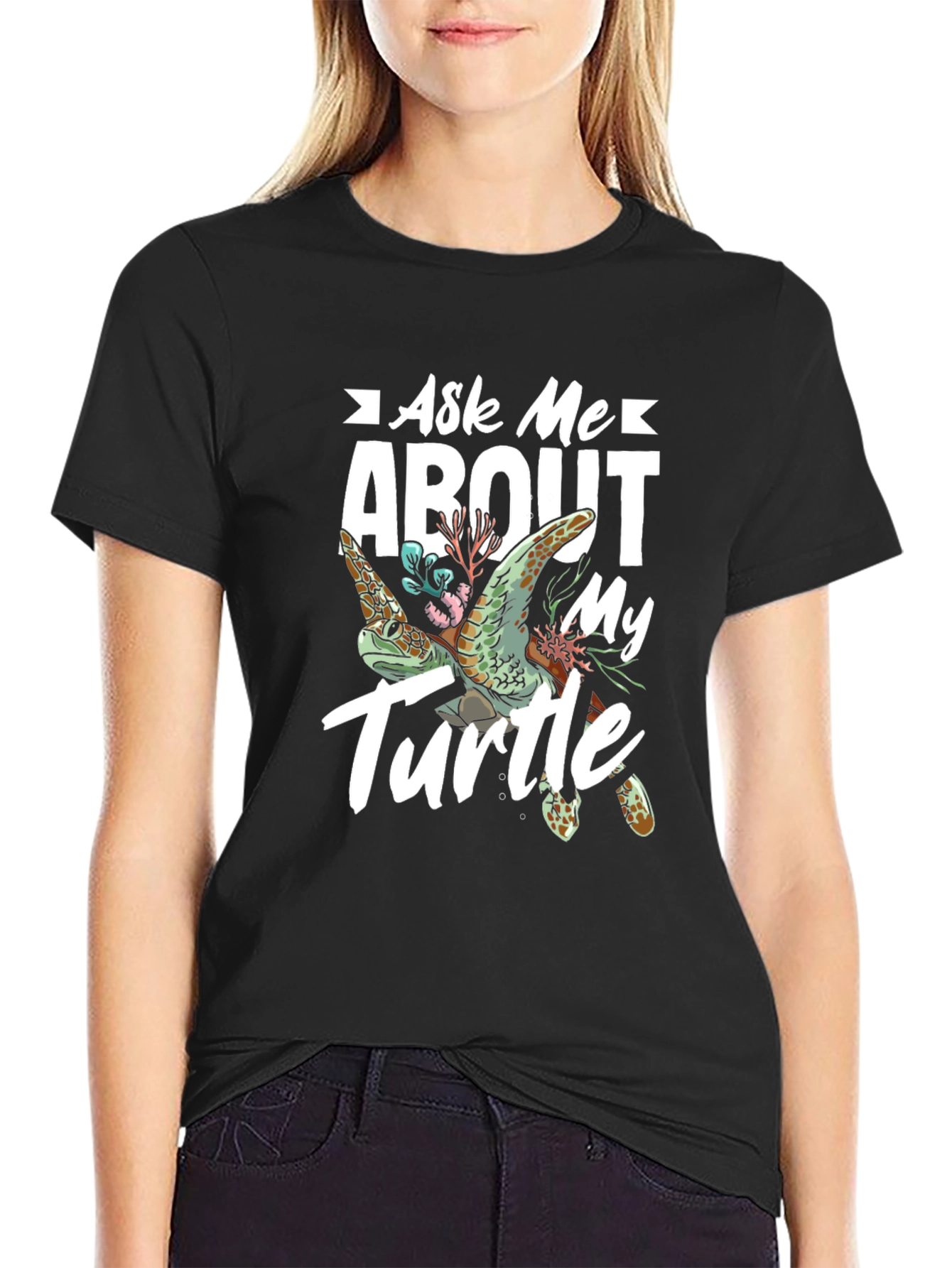 Ask Me About My Turtle T-Shirt