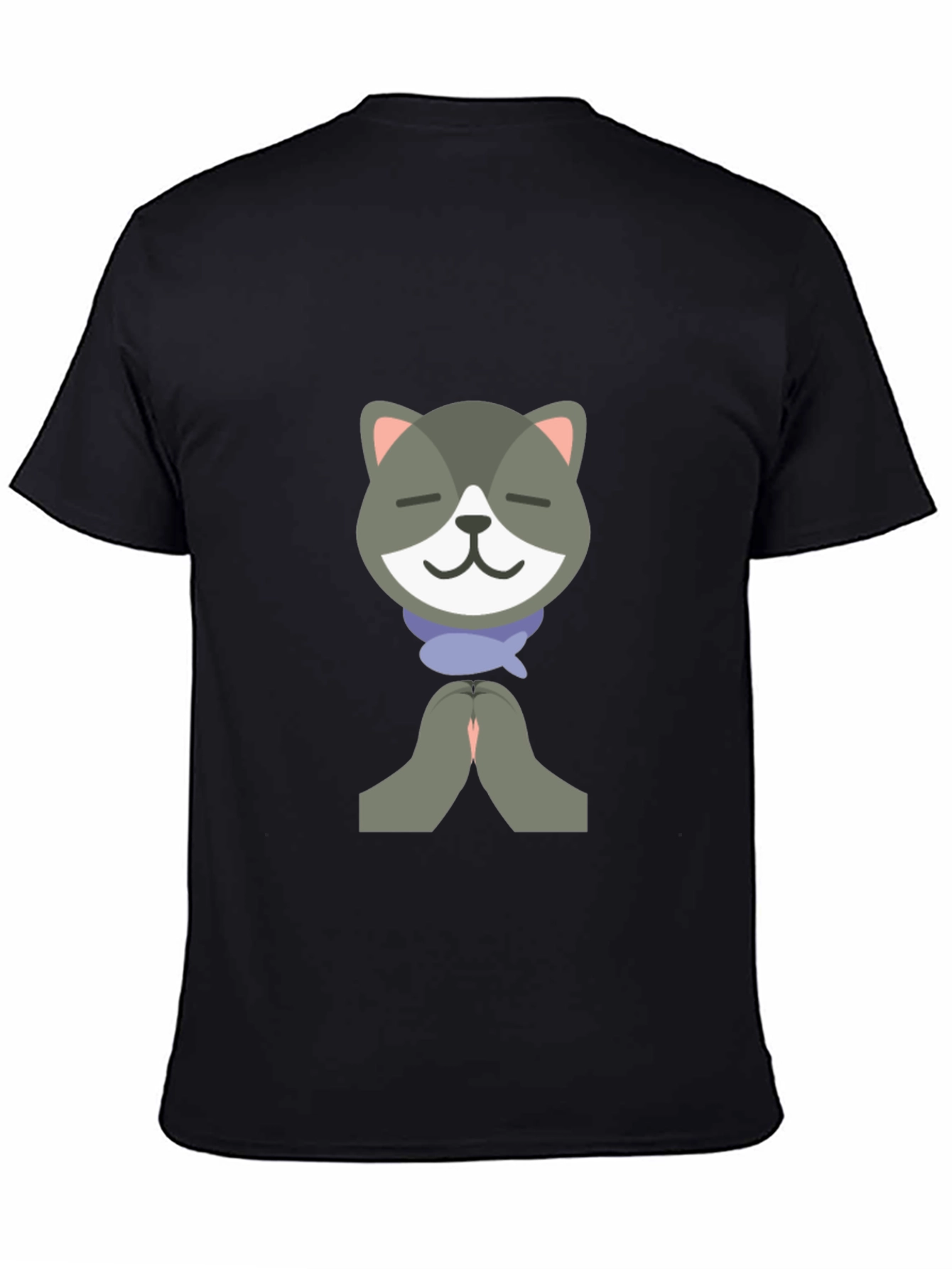 Namaste Cat Graphic T-Shirt