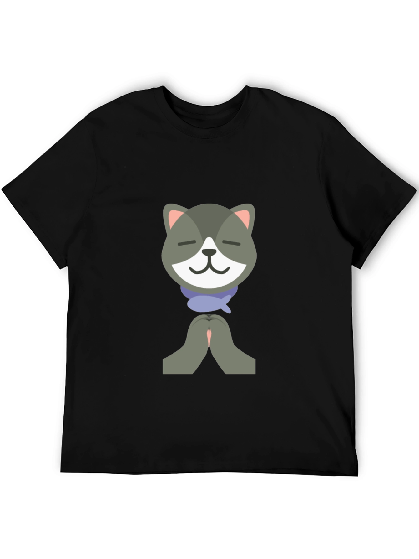 Namaste Cat Graphic T-Shirt