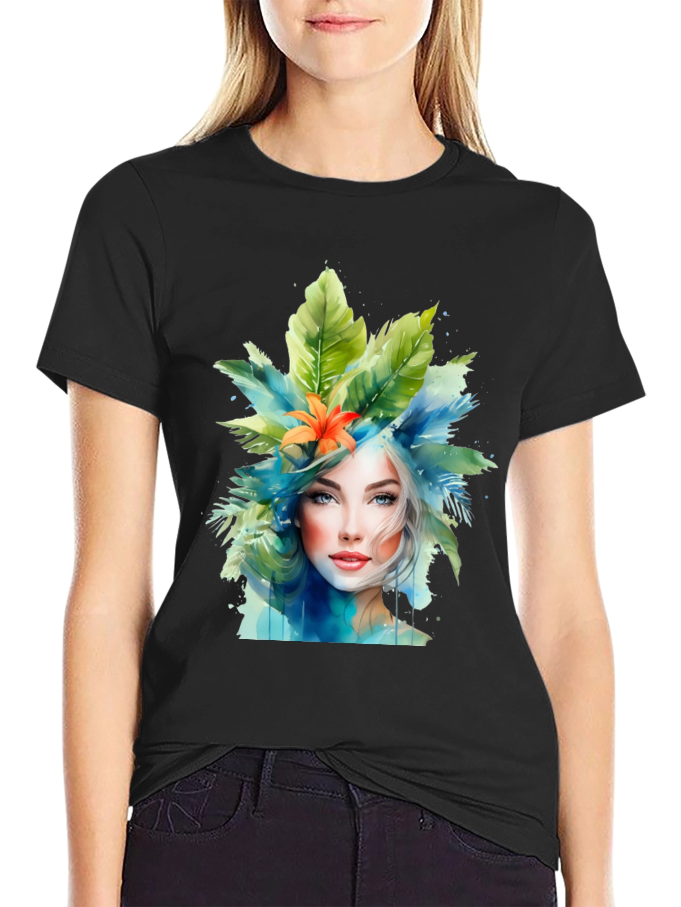 Tropical Watercolor Graphic Tee