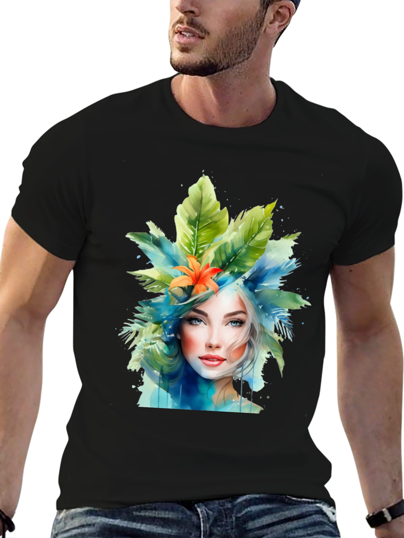 Tropical Watercolor Graphic Tee