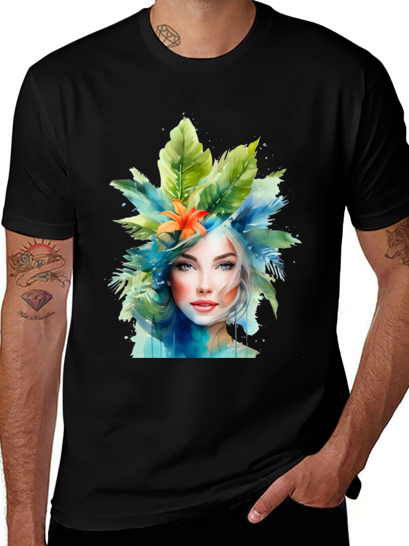 Tropical Watercolor Graphic Tee