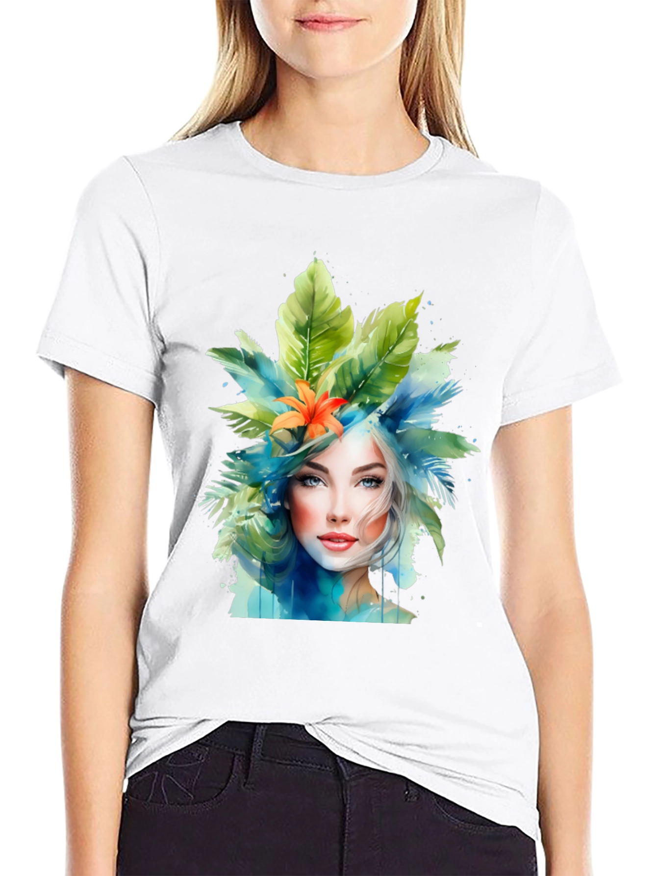 Tropical Watercolor Graphic Tee
