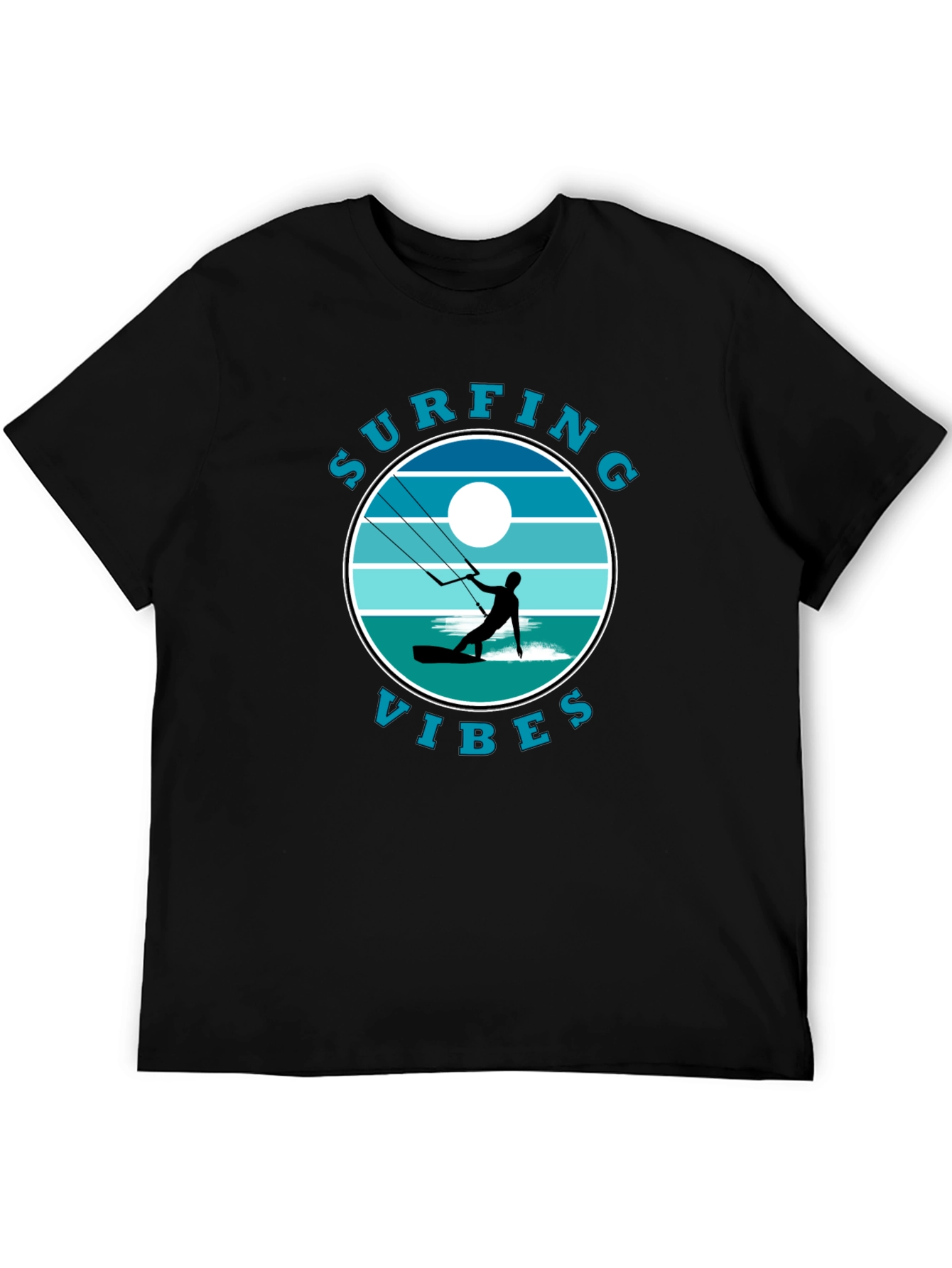 Surfing Vibes Graphic T-Shirt | Kite Surfer Tee