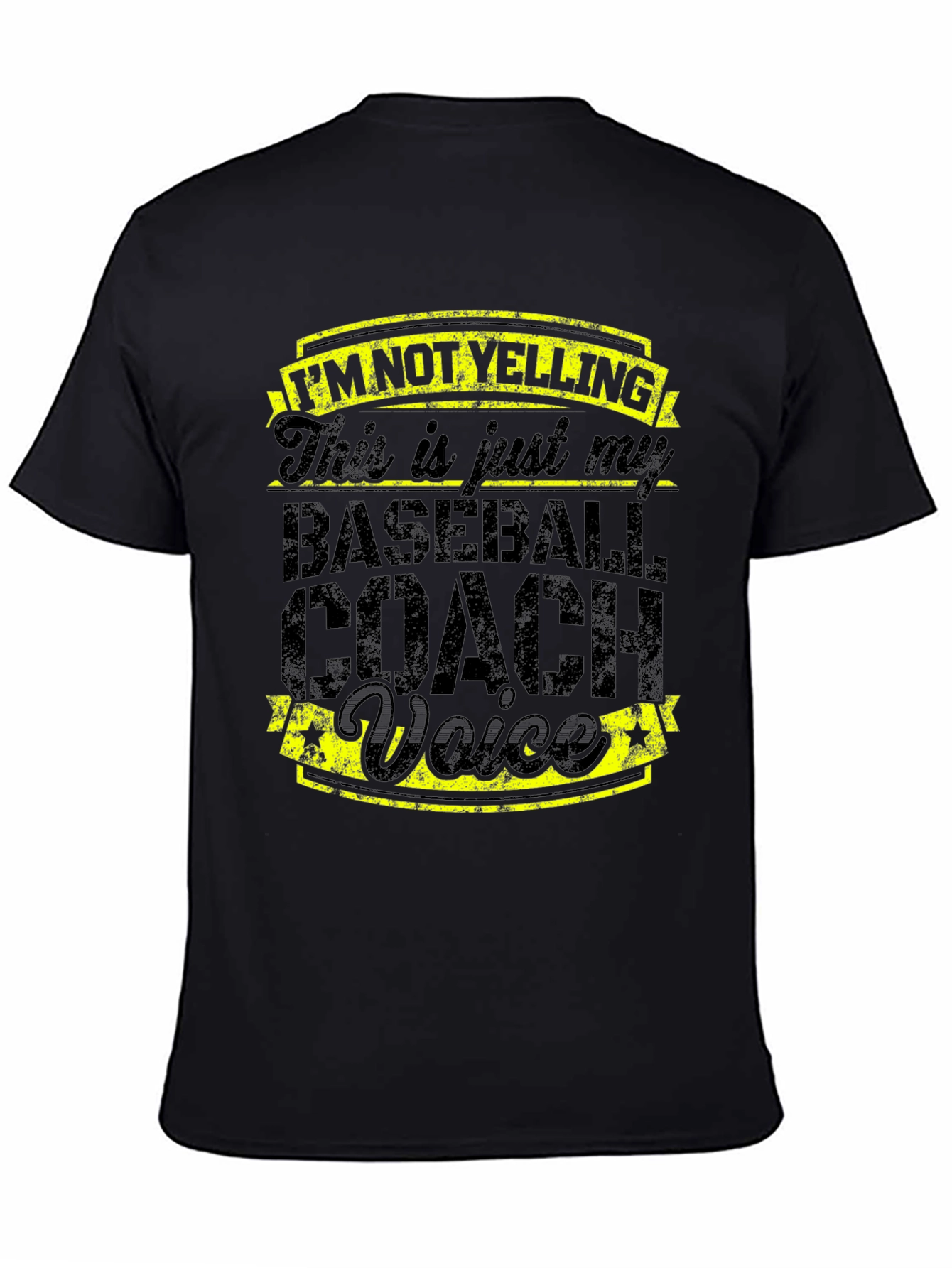 Baseball Coach Voice T-Shirt - Funny Sports Tee