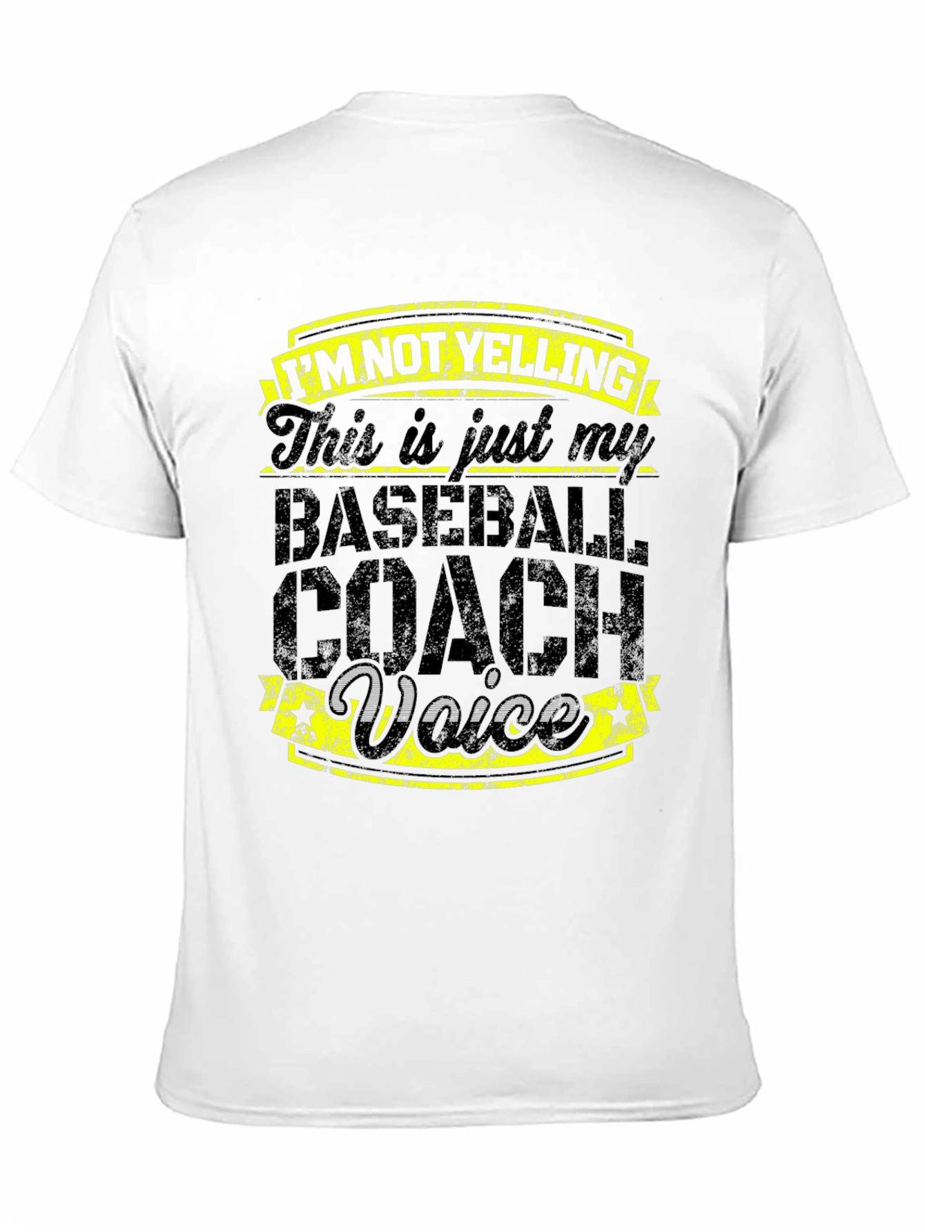 Baseball Coach Voice T-Shirt - Funny Sports Tee