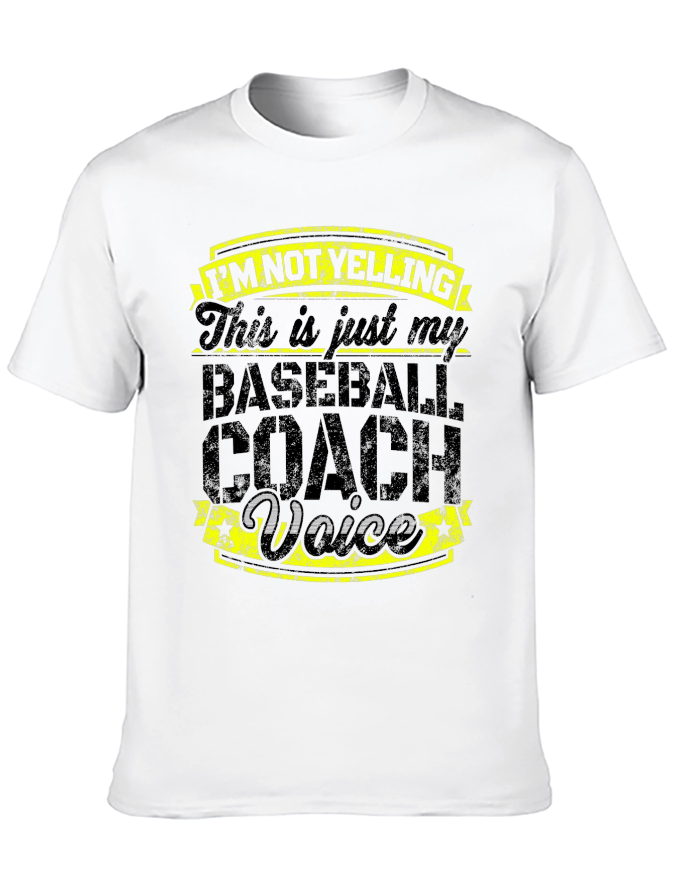 Baseball Coach Voice T-Shirt - Funny Sports Tee