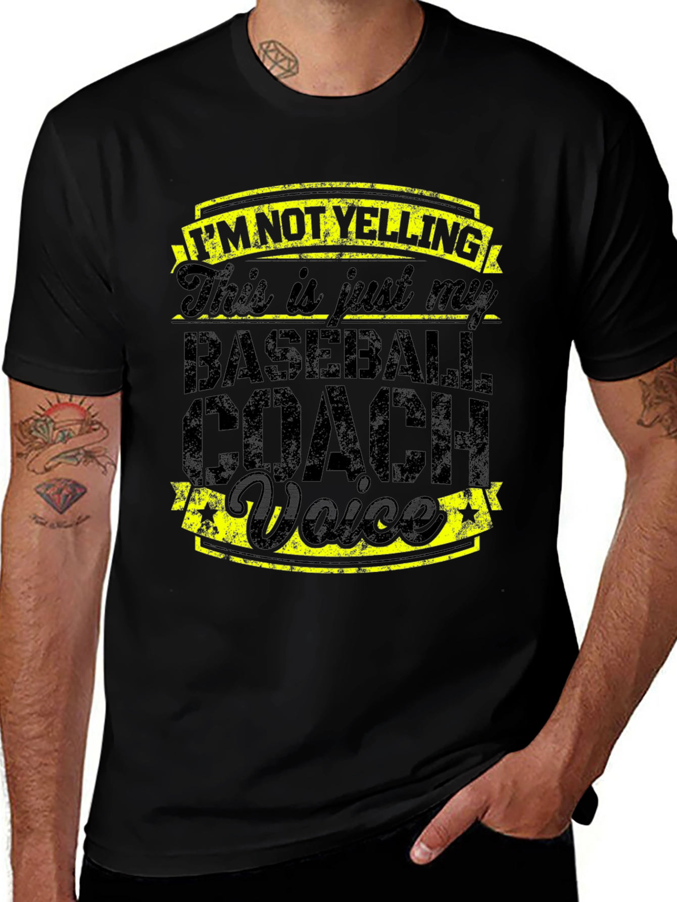 Baseball Coach Voice T-Shirt - Funny Sports Tee