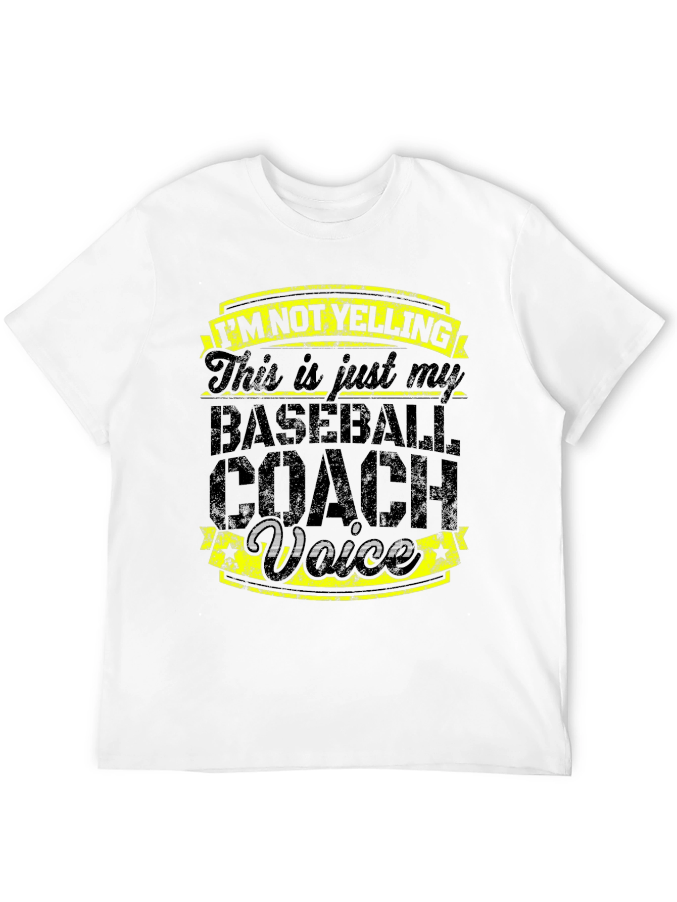Baseball Coach Voice T-Shirt - Funny Sports Tee