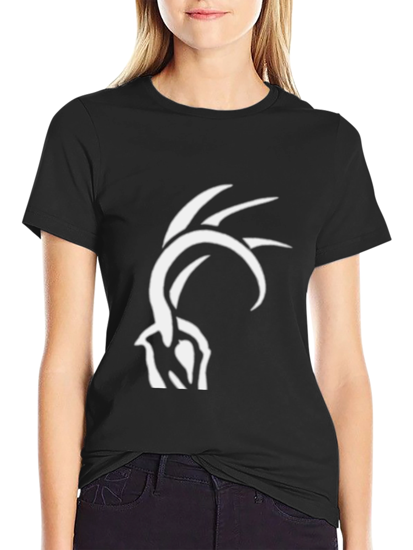 Unique Graphic Tee - Black Casual Cotton T-Shirt