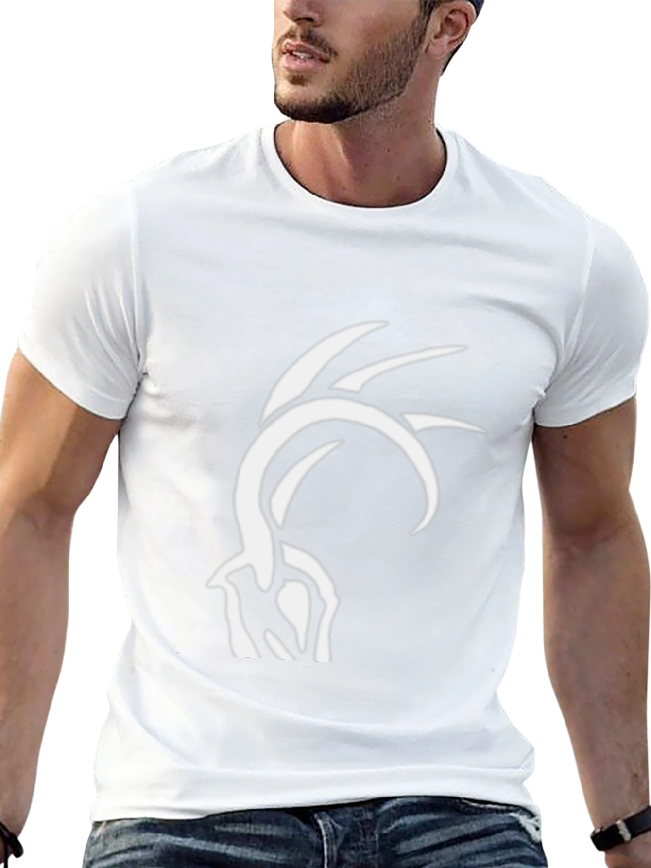 Unique Graphic Tee - Black Casual Cotton T-Shirt