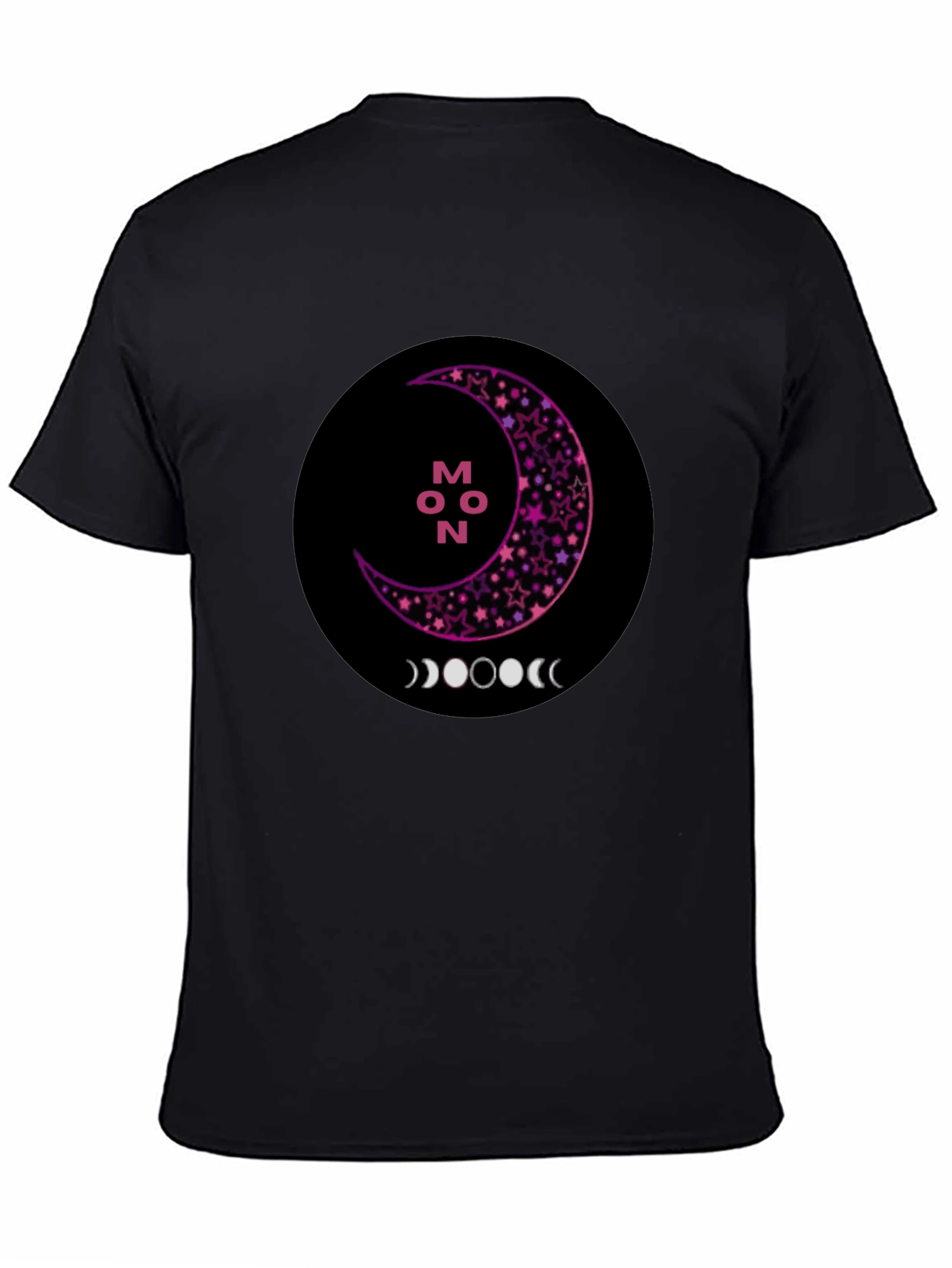 Moon Phases T-Shirt - Celestial Design